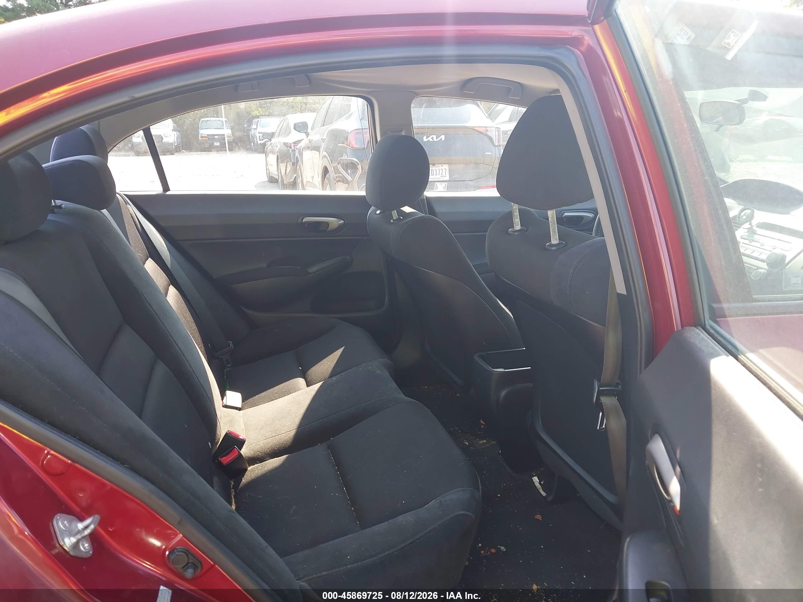 2010 Honda Civic Lx-s Red vin: 2HGFA1F62AH542952