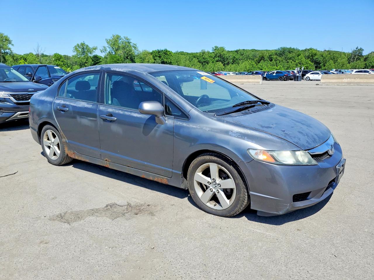 2010 Honda Civic Gray vin: 2HGFA1F62AH558486