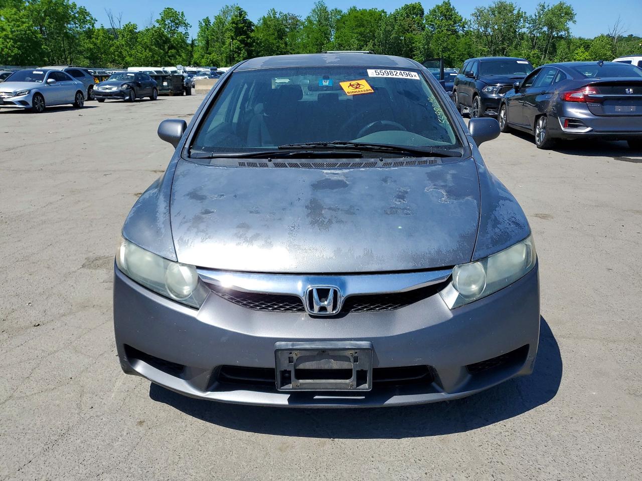 2010 Honda Civic Gray vin: 2HGFA1F62AH558486