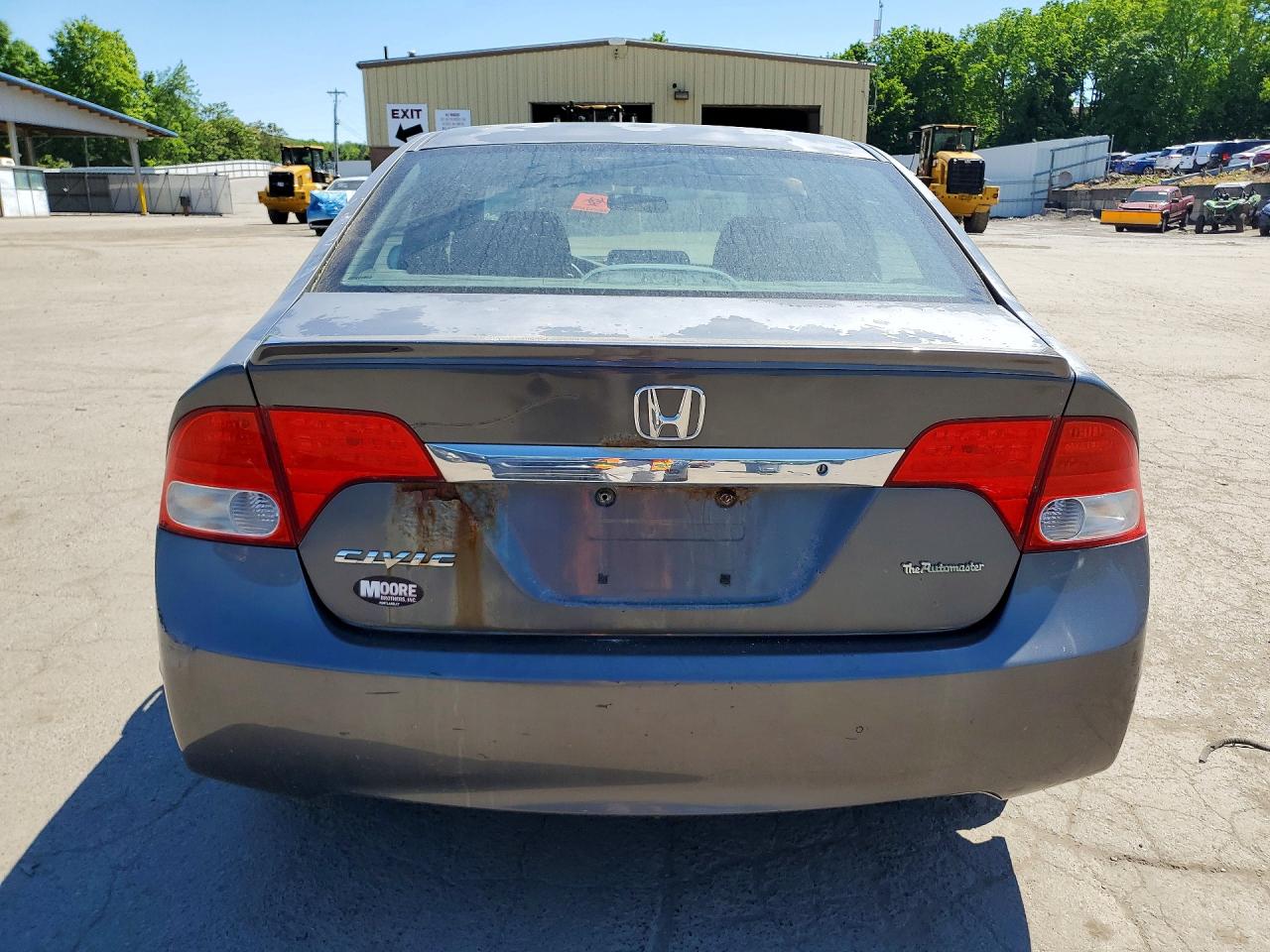 2010 Honda Civic Gray vin: 2HGFA1F62AH558486