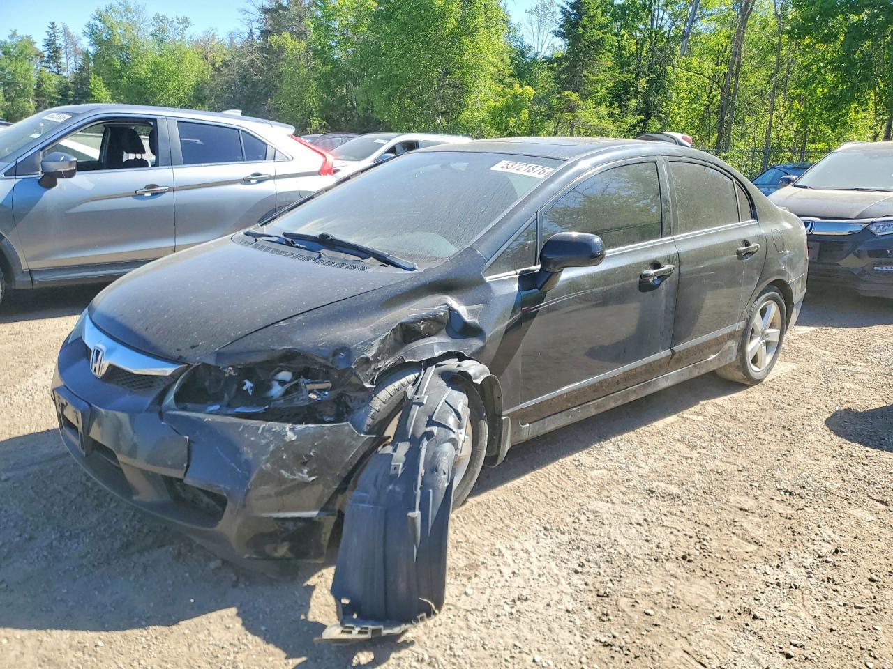 2011 Honda Civic Lx-s Black vin: 2HGFA1F62BH003751