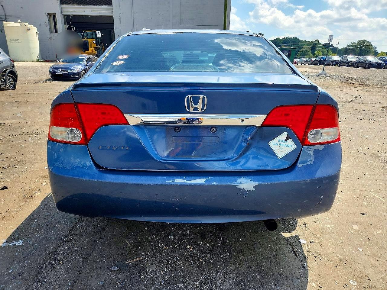 2010 Honda Civic Lx-s Blue vin: 2HGFA1F63AH305693