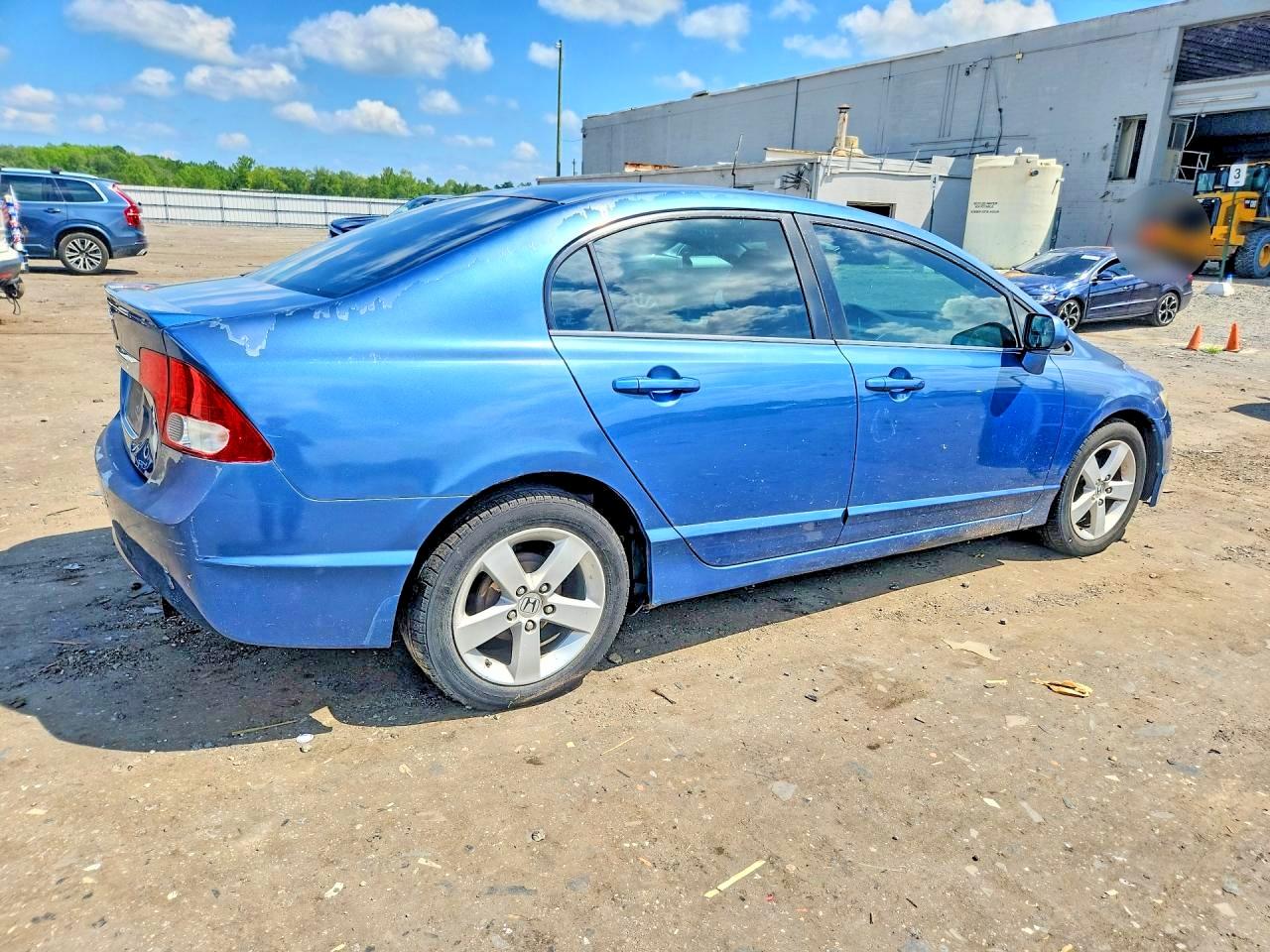 2010 Honda Civic Lx-s Blue vin: 2HGFA1F63AH305693