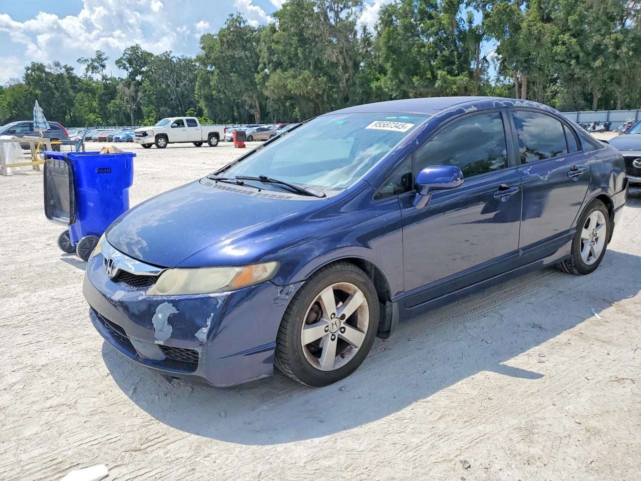 2010 Honda Civic Lx-s Blue vin: 2HGFA1F63AH523987
