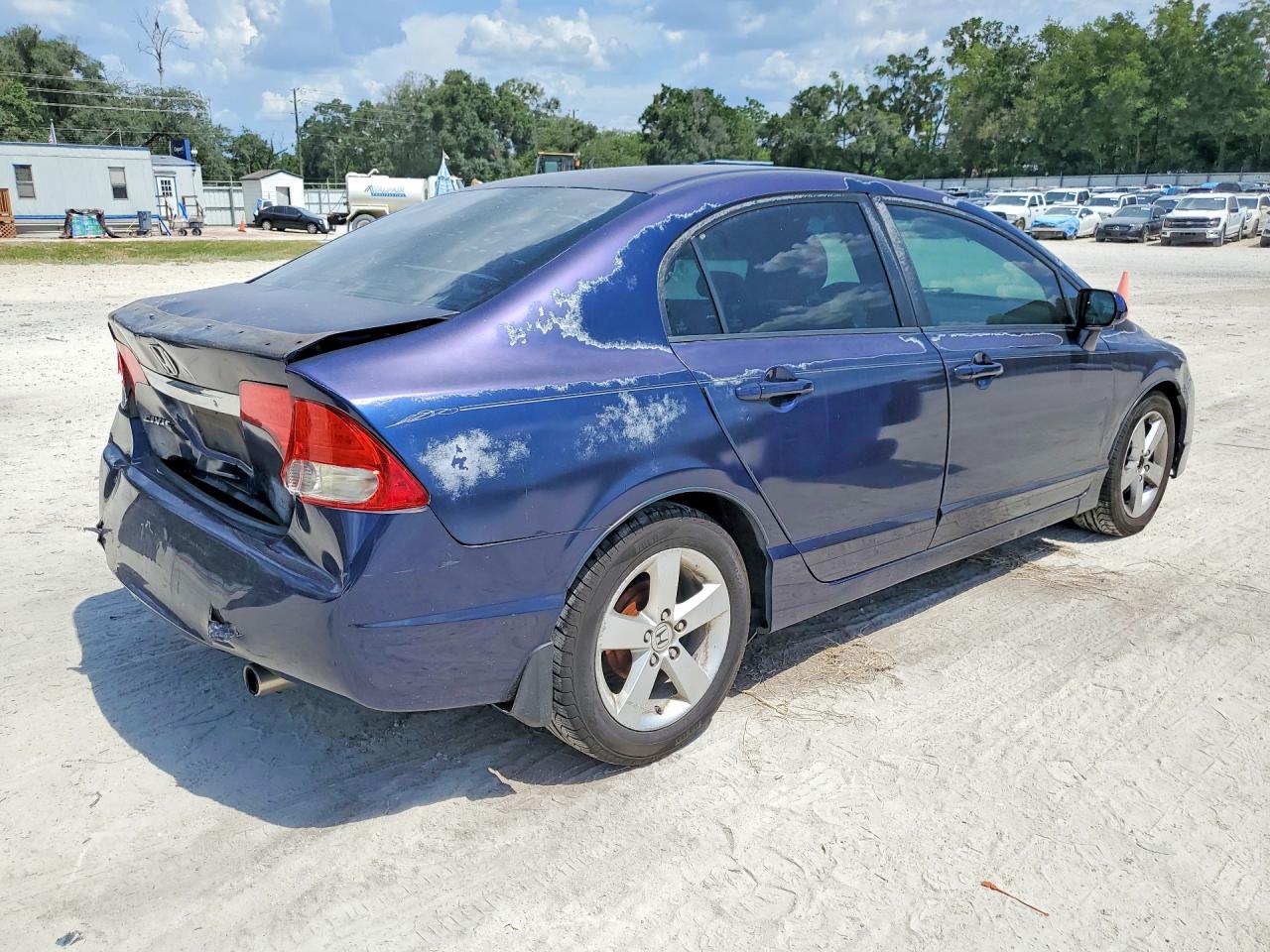 2010 Honda Civic Lx-s Blue vin: 2HGFA1F63AH523987