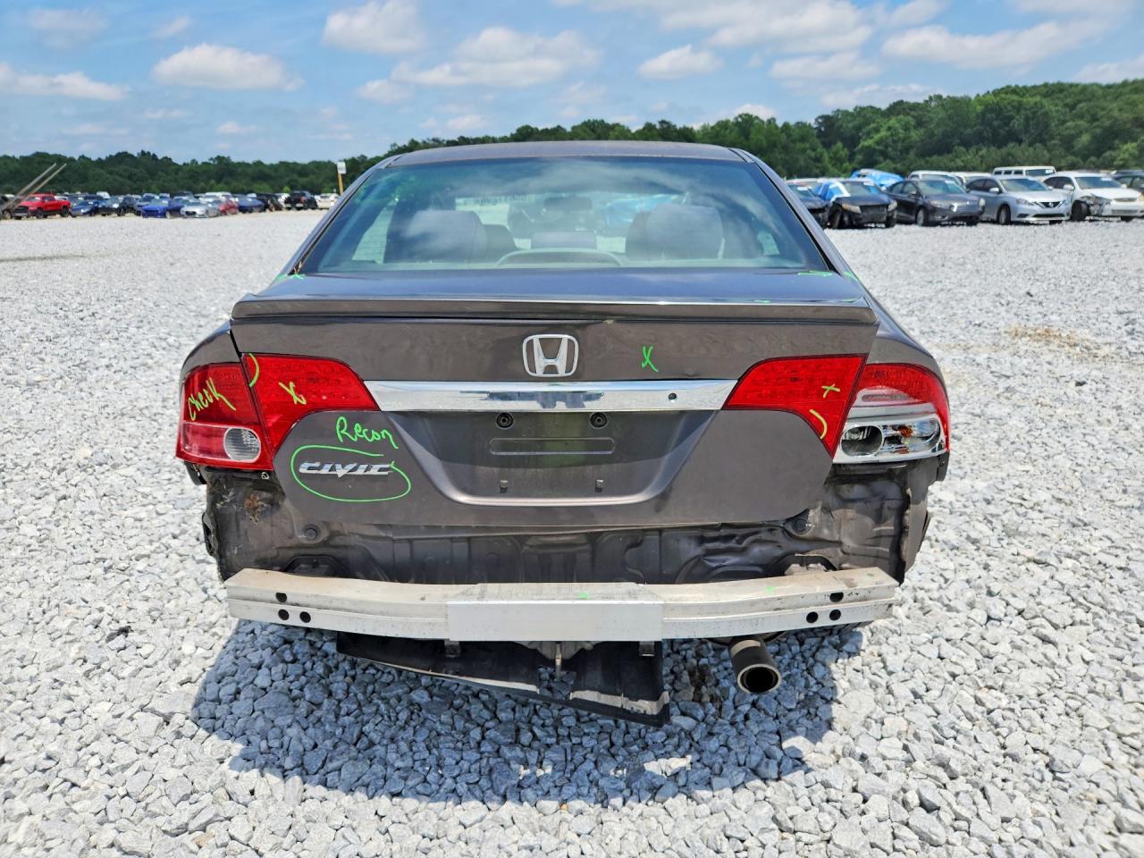 2010 Honda Civic Lx-s Gray vin: 2HGFA1F63AH531314