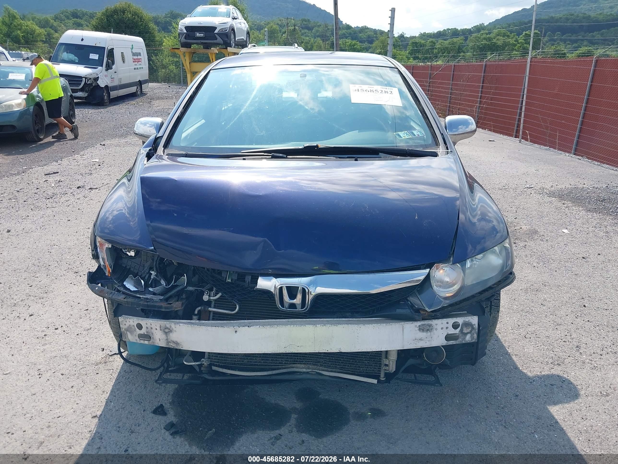 2010 Honda Civic Lx-s Dark Blue vin: 2HGFA1F63AH543382