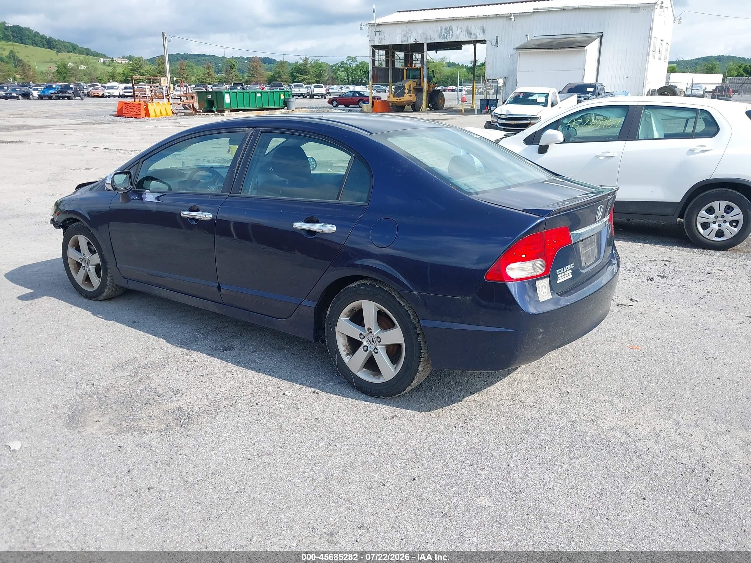 2010 Honda Civic Lx-s Dark Blue vin: 2HGFA1F63AH543382