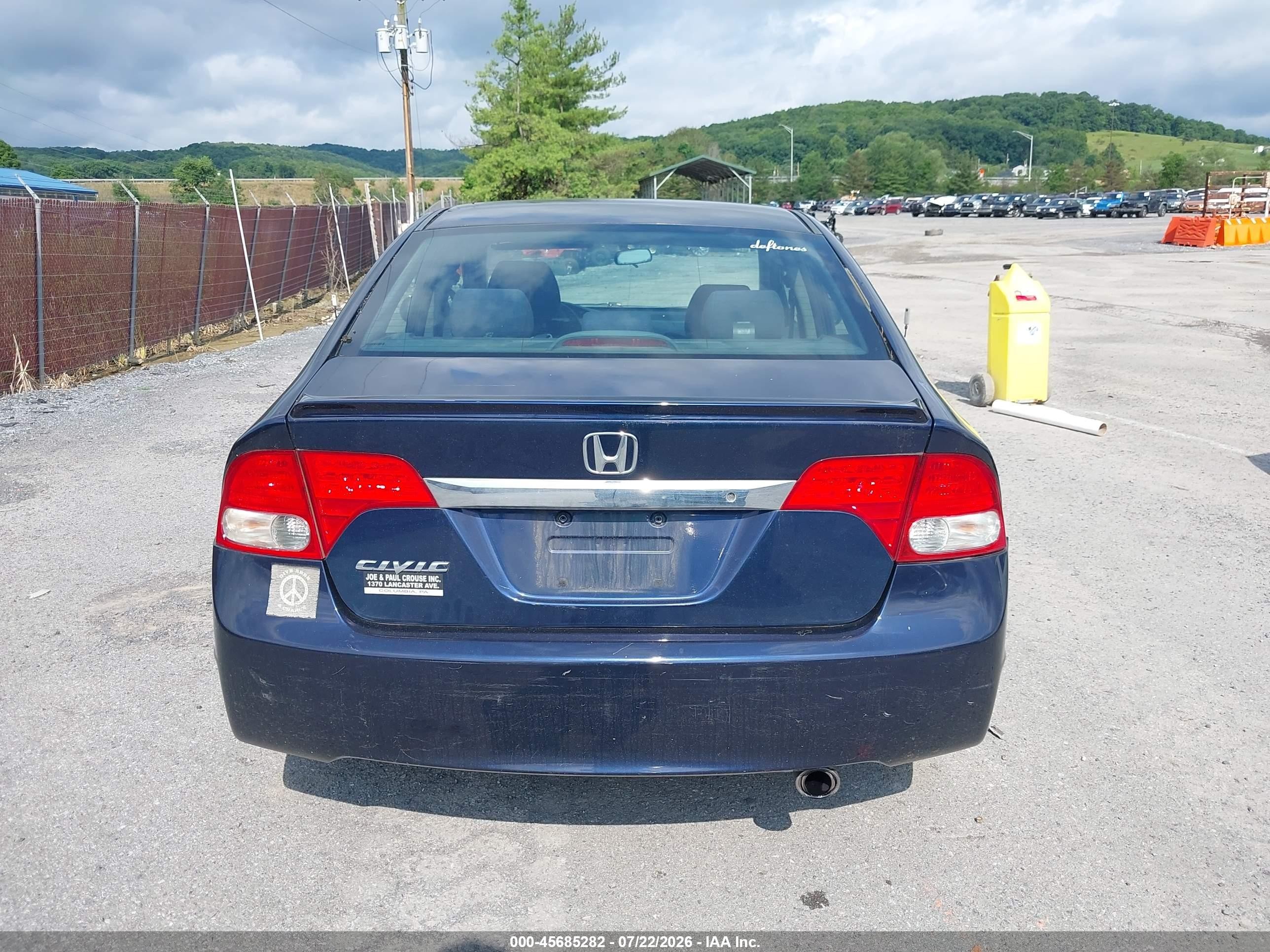 2010 Honda Civic Lx-s Dark Blue vin: 2HGFA1F63AH543382