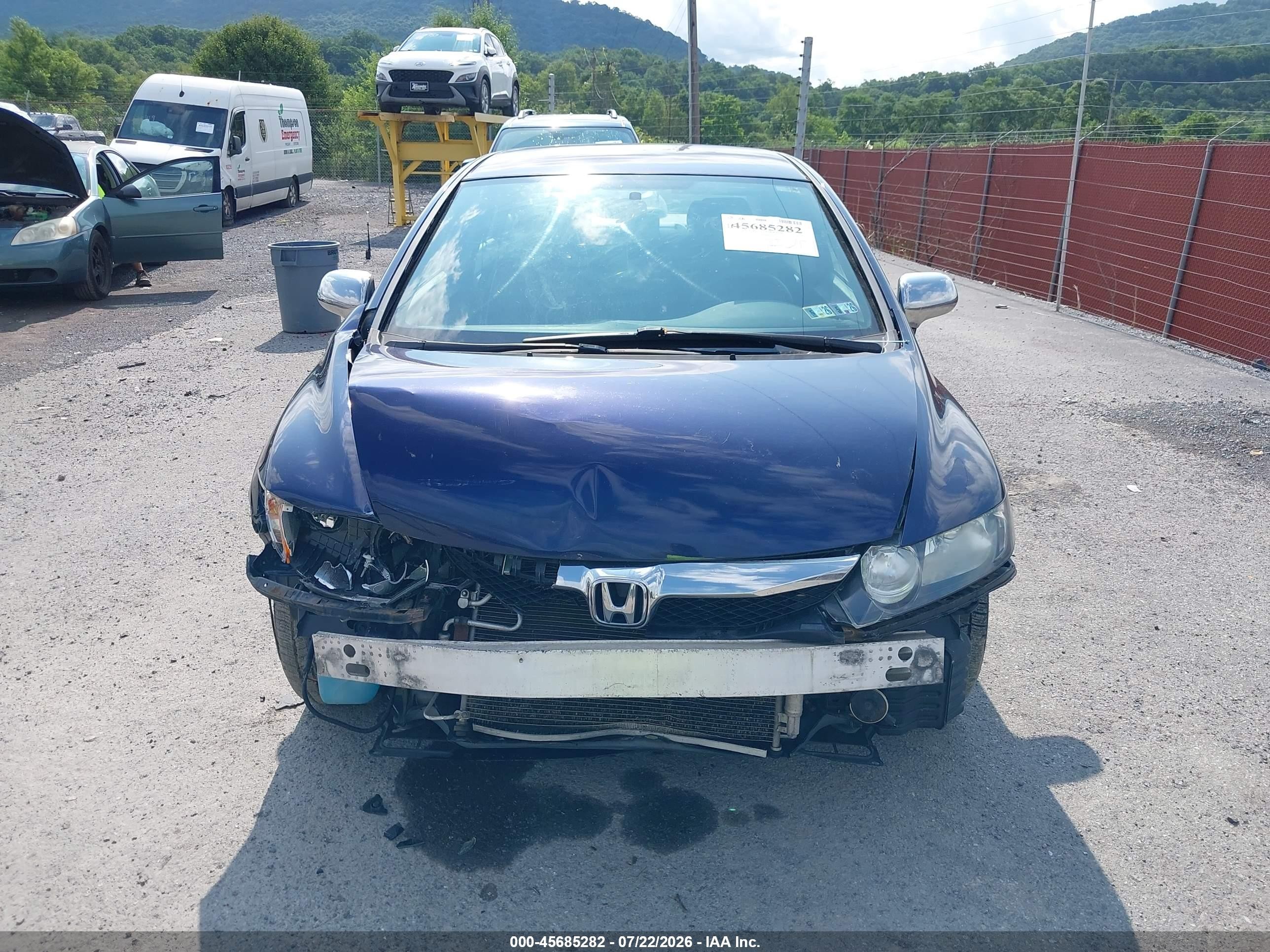 2010 Honda Civic Lx-s Dark Blue vin: 2HGFA1F63AH543382