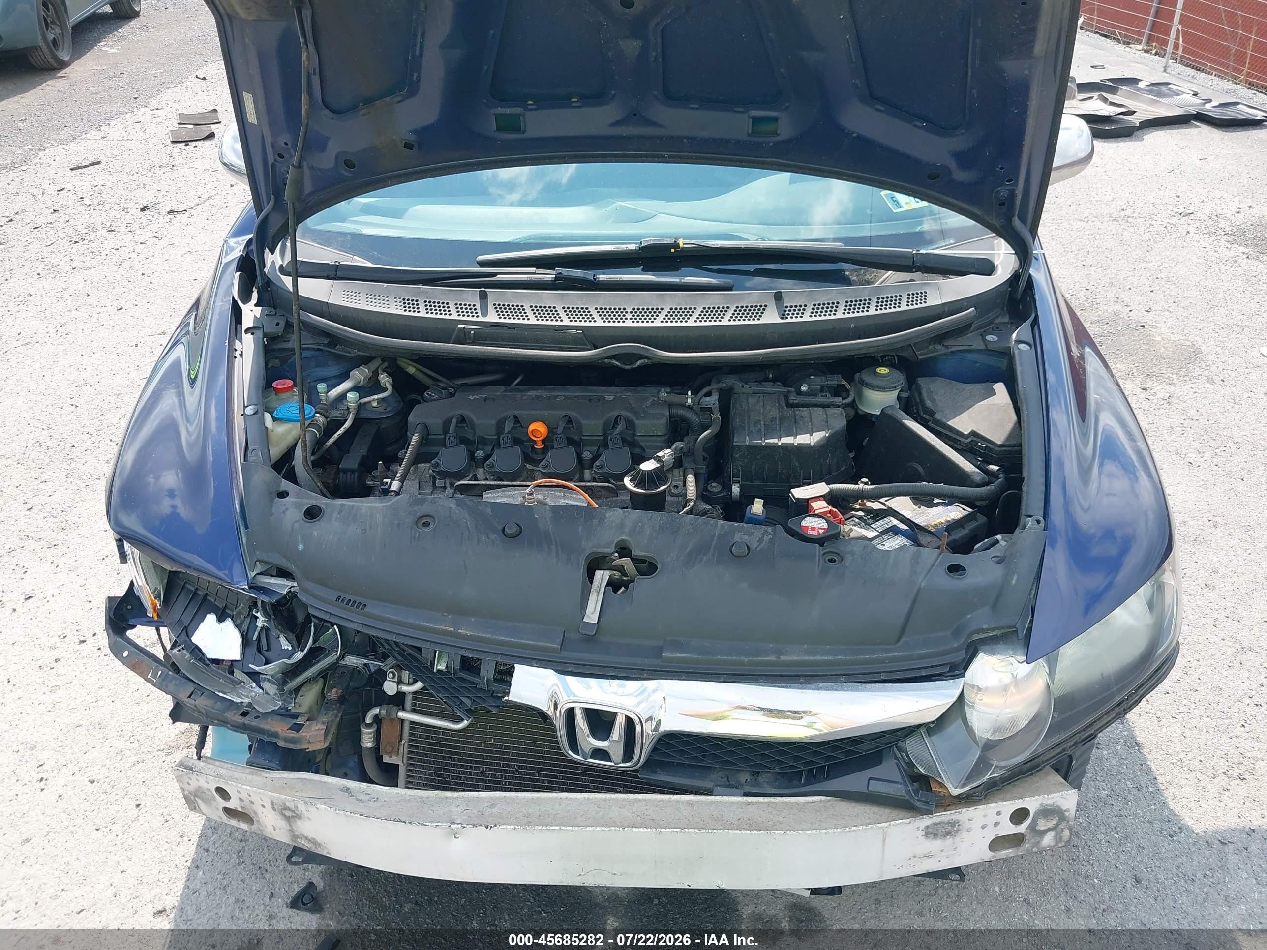 2010 Honda Civic Lx-s Dark Blue vin: 2HGFA1F63AH543382