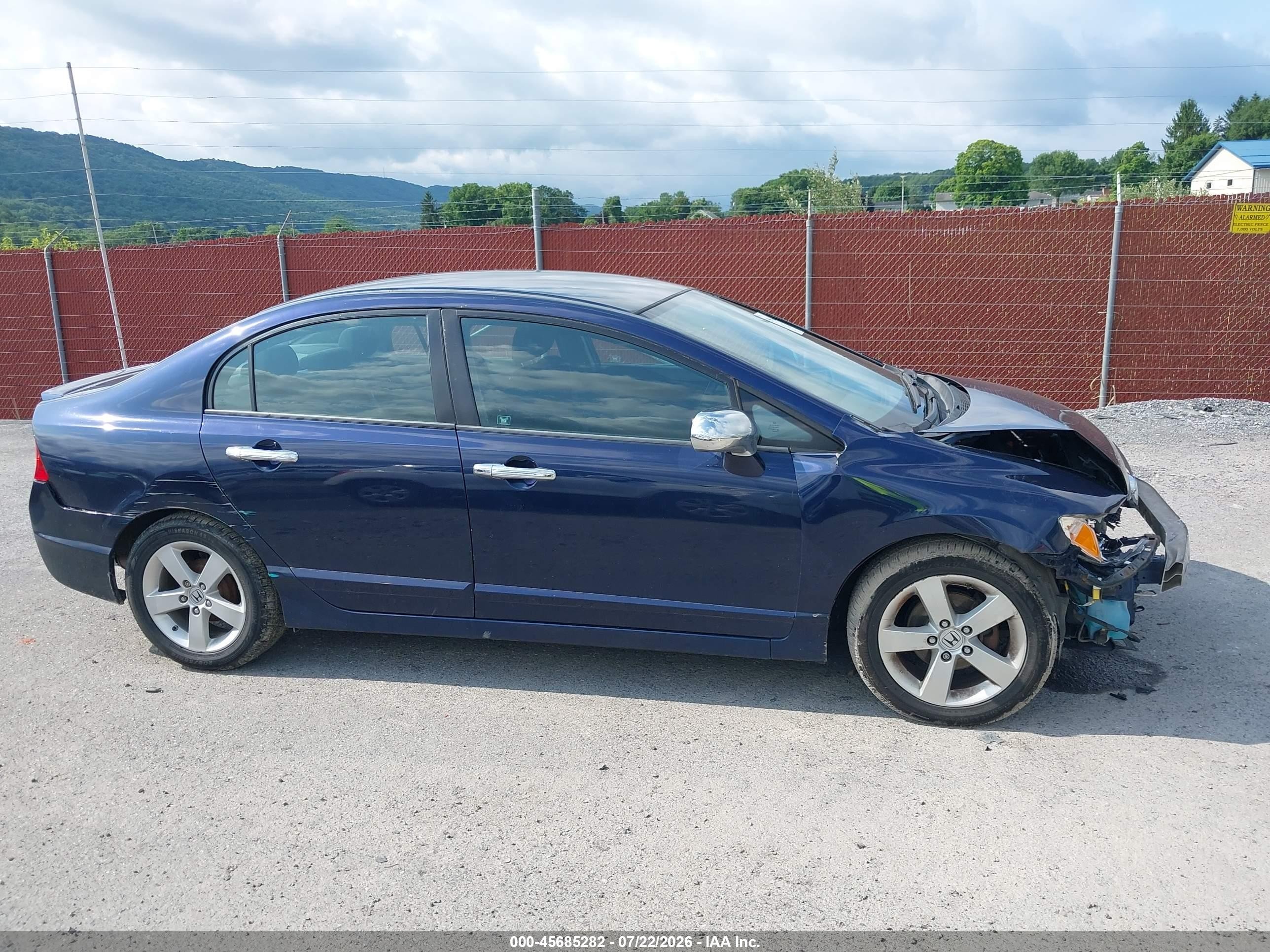 2010 Honda Civic Lx-s Dark Blue vin: 2HGFA1F63AH543382