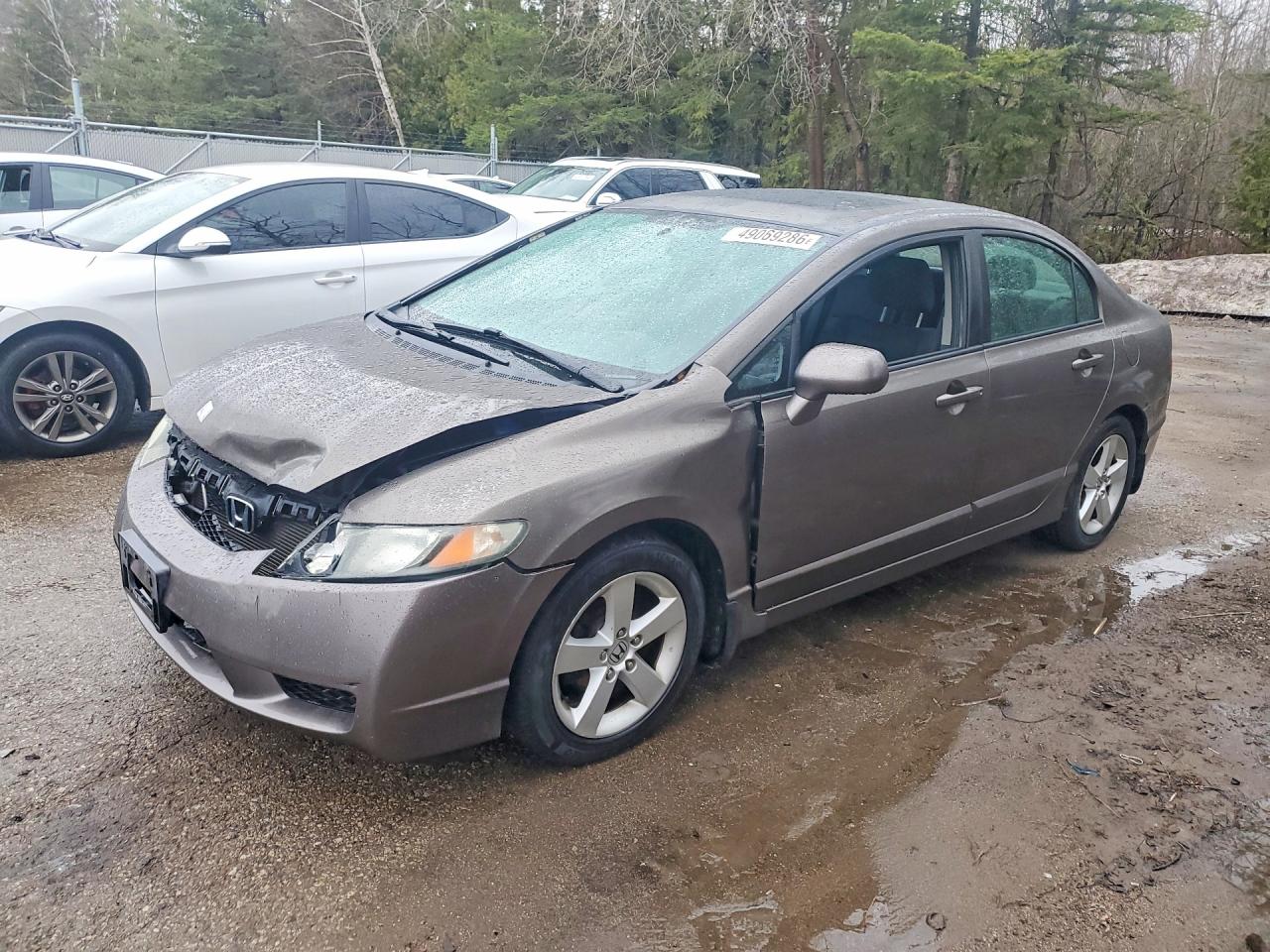 2011 Honda Civic Lx-s Gray vin: 2HGFA1F63BH010014