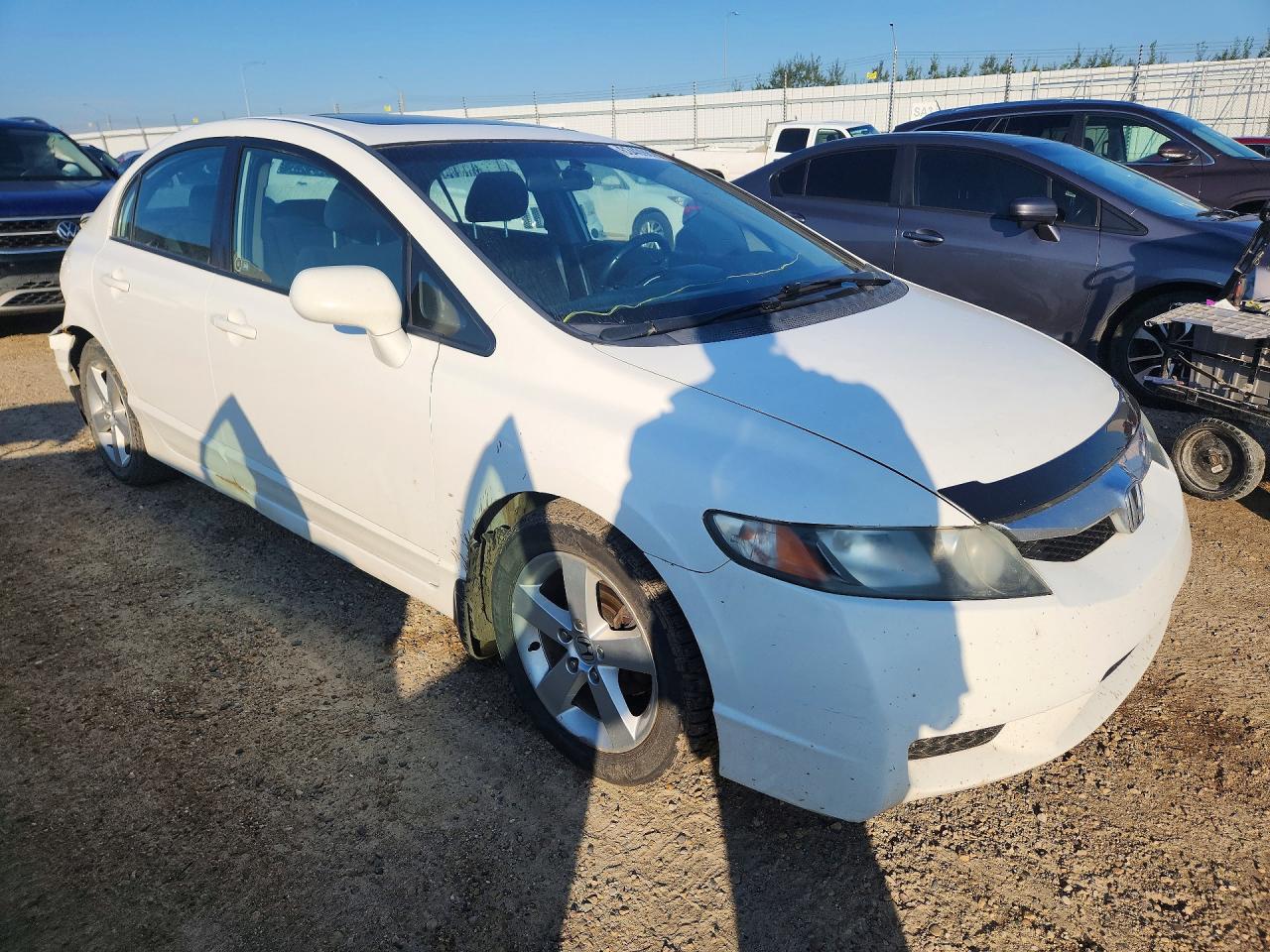 2010 Honda Civic Lx-s White vin: 2HGFA1F64AH031050