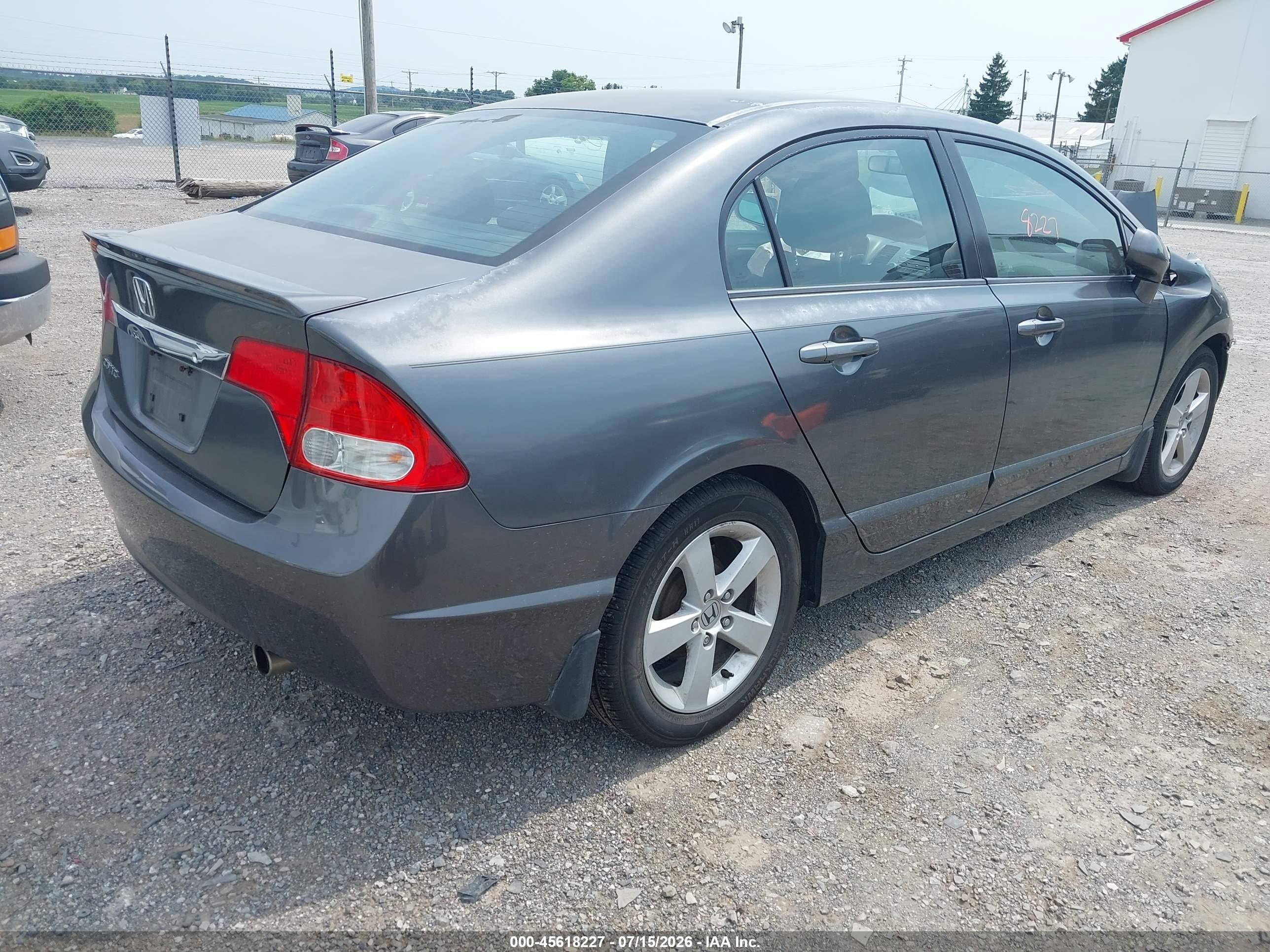 2010 Honda Civic Lx-s Серый vin: 2HGFA1F64AH547926