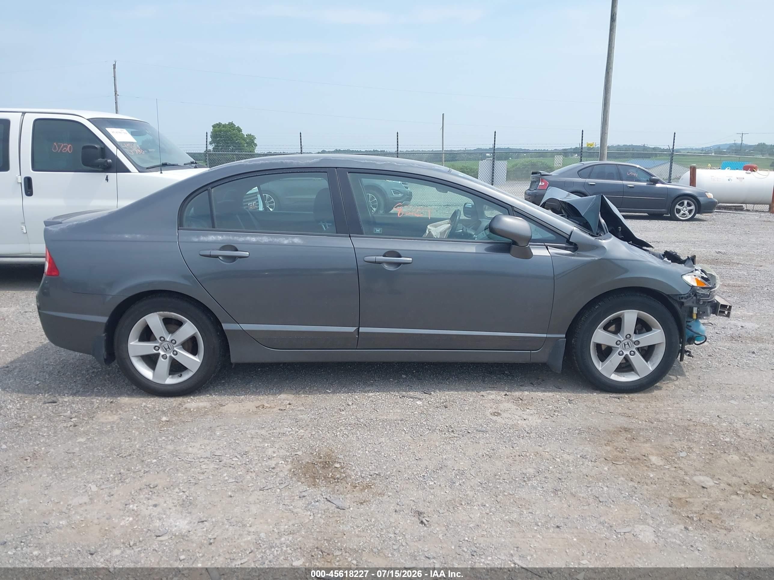 2010 Honda Civic Lx-s Серый vin: 2HGFA1F64AH547926