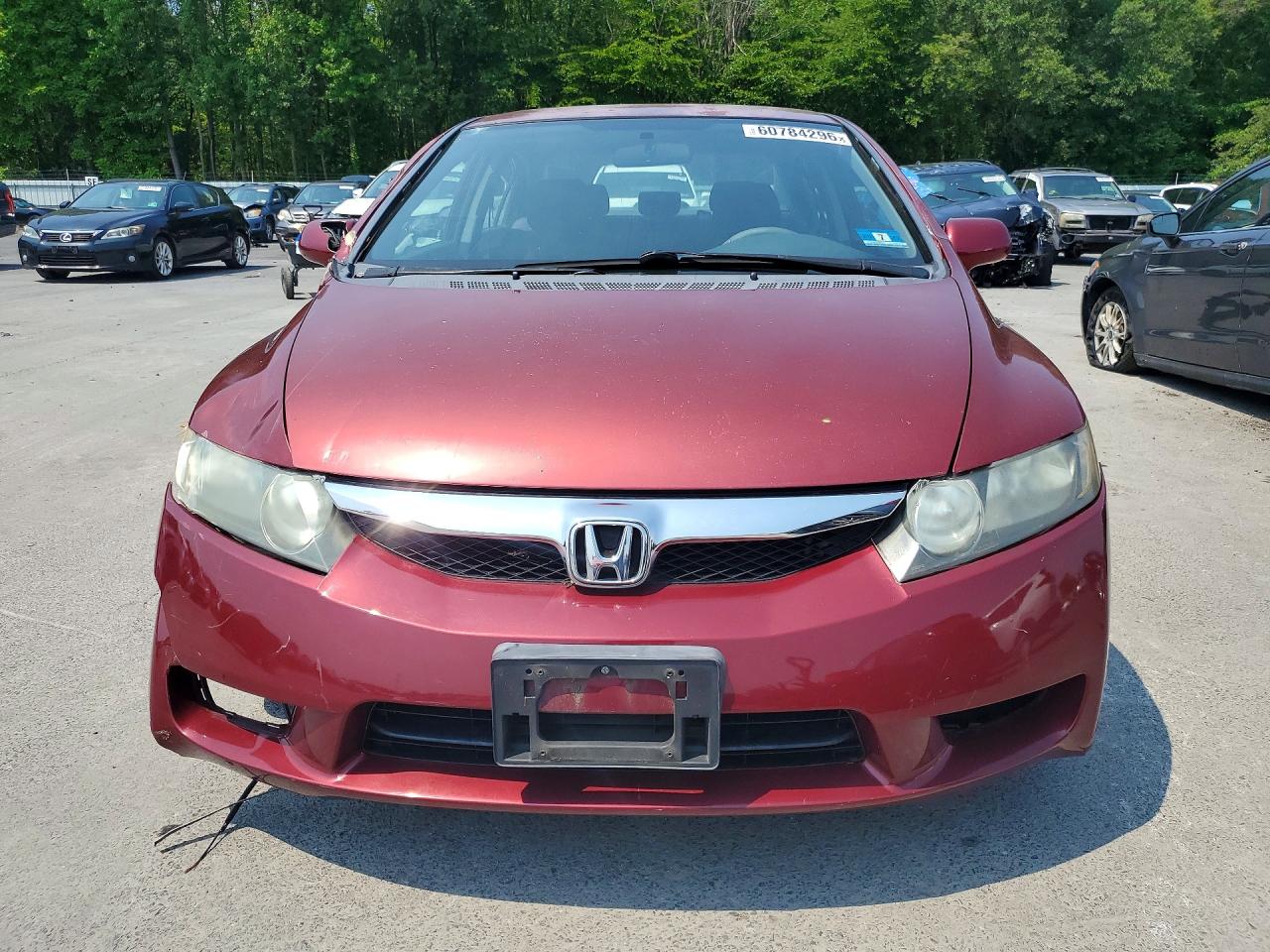 2010 Honda Civic Lx-s Burgundy vin: 2HGFA1F64AH562457