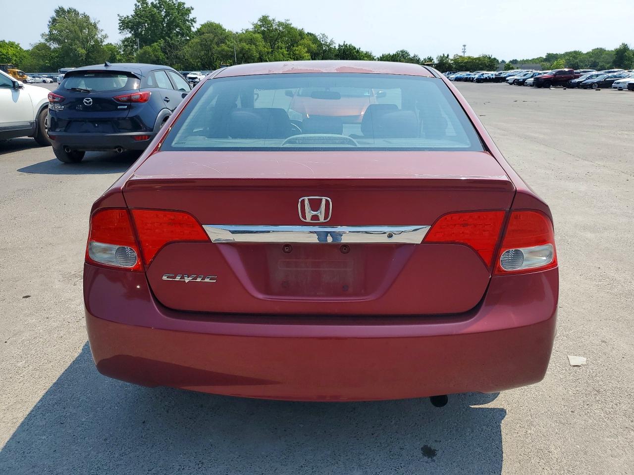 2010 Honda Civic Lx-s Burgundy vin: 2HGFA1F64AH562457