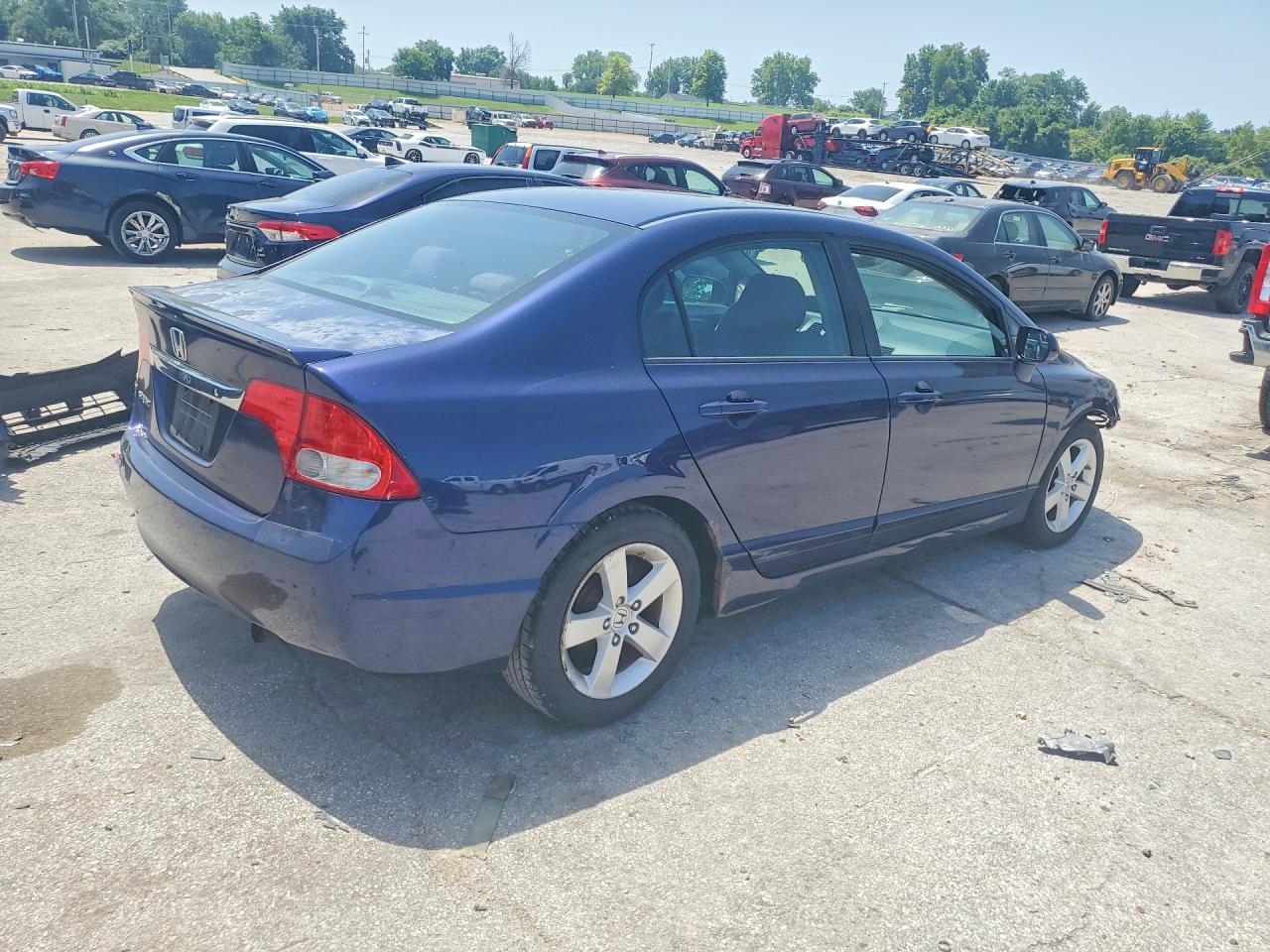 2011 Honda Civic Lx-s Blue vin: 2HGFA1F64BH549547