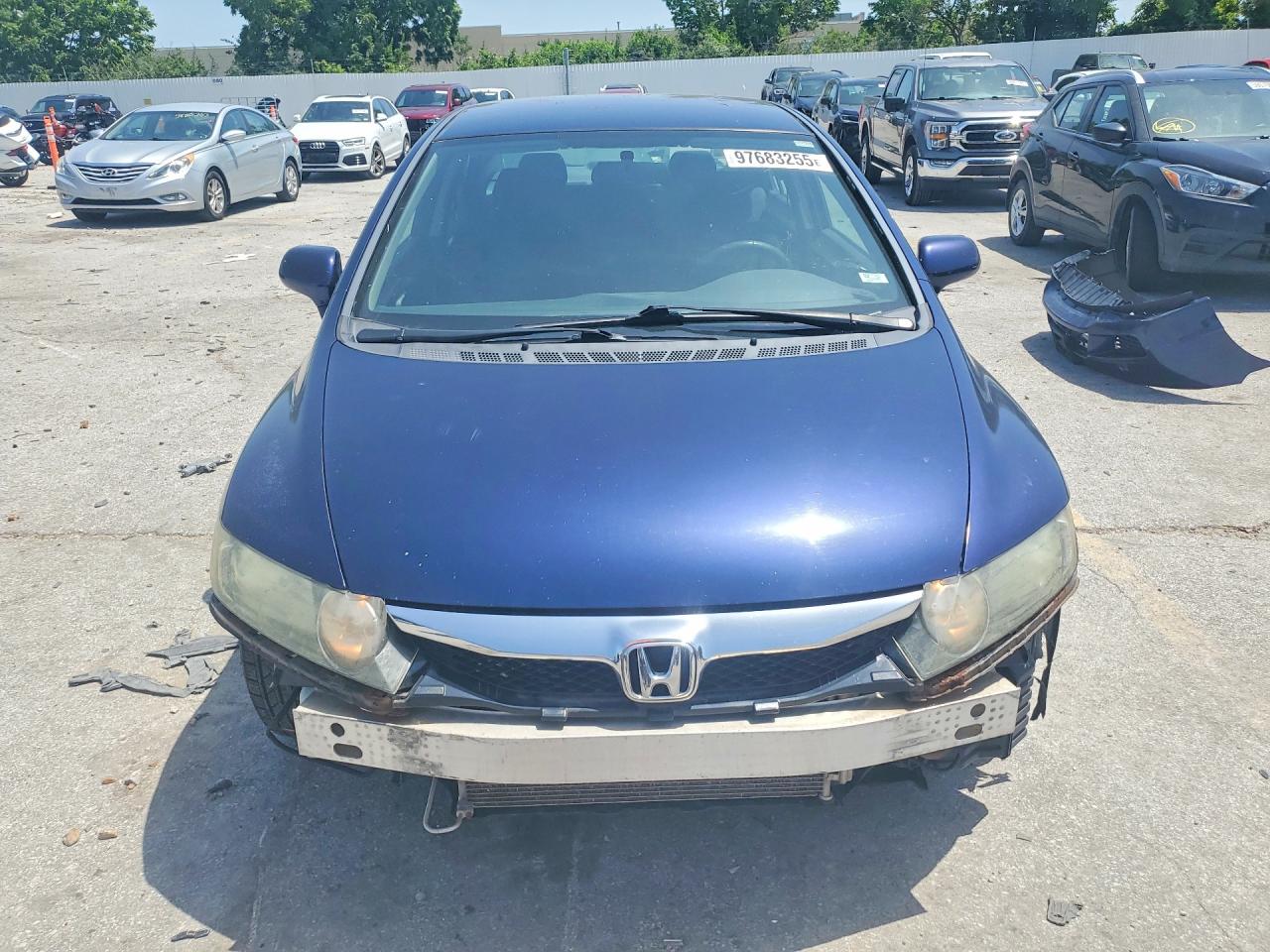 2011 Honda Civic Lx-s Blue vin: 2HGFA1F64BH549547