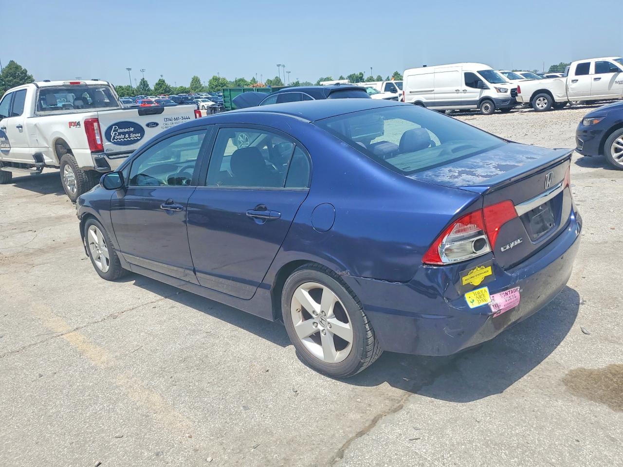 2011 Honda Civic Lx-s Blue vin: 2HGFA1F64BH549547