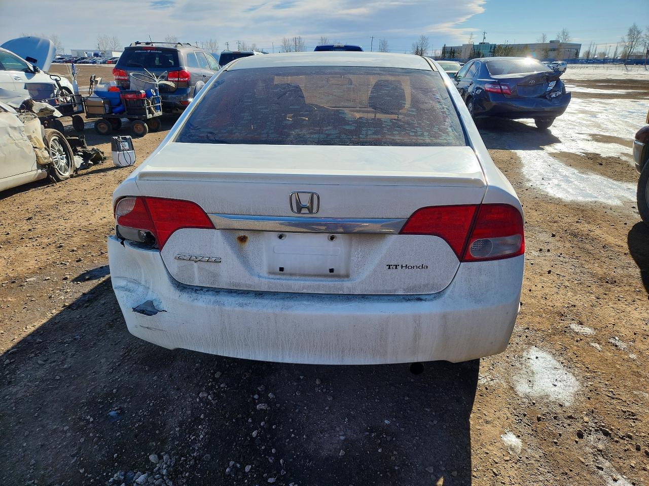 2010 Honda Civic Lx-s 4dr White vin: 2HGFA1F65AH002270