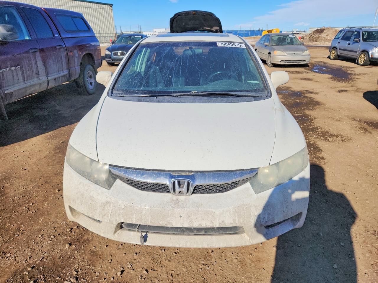 2010 Honda Civic Lx-s 4dr White vin: 2HGFA1F65AH002270