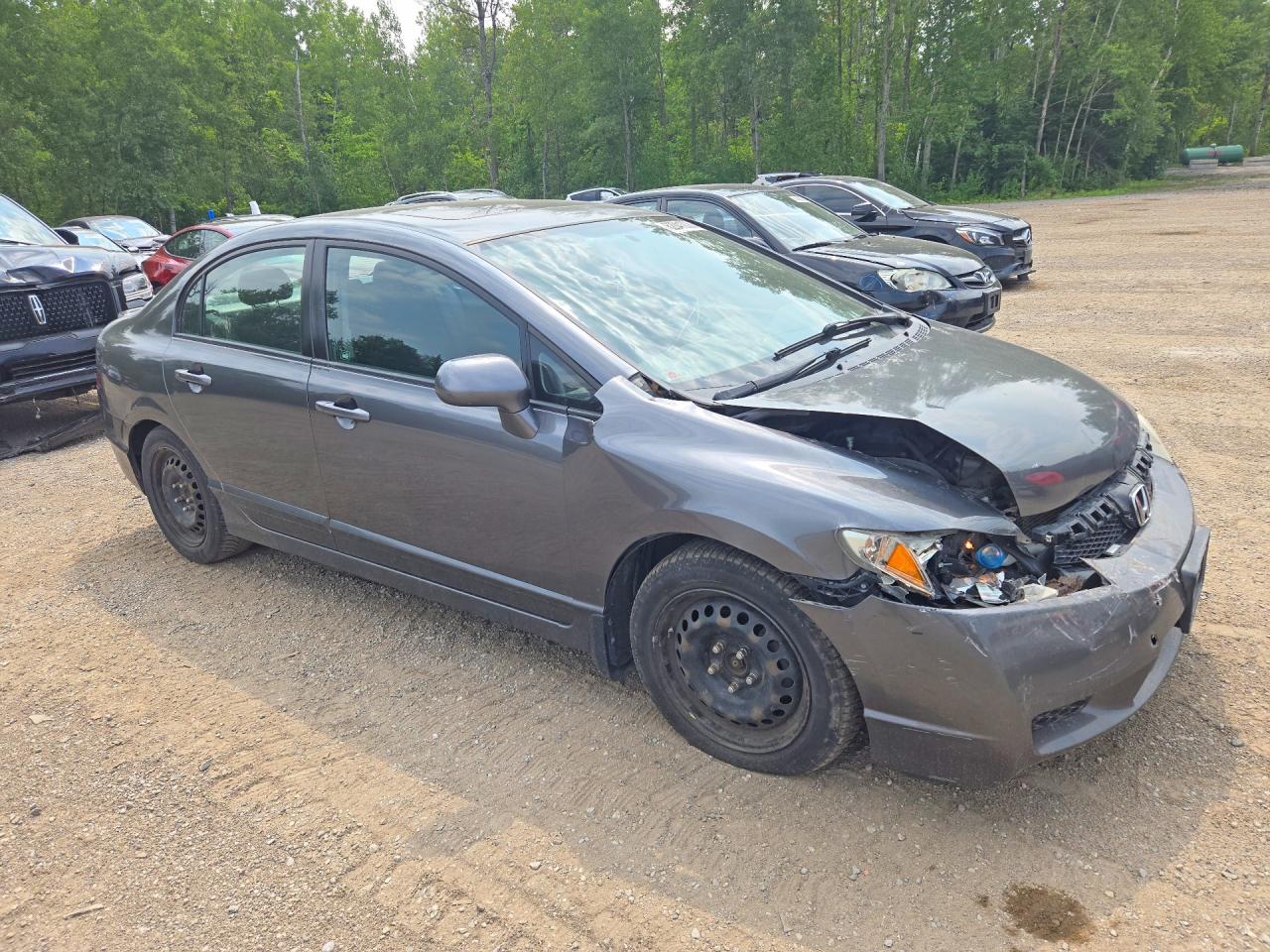 2010 Honda Civic Lx-s Gray vin: 2HGFA1F65AH012586