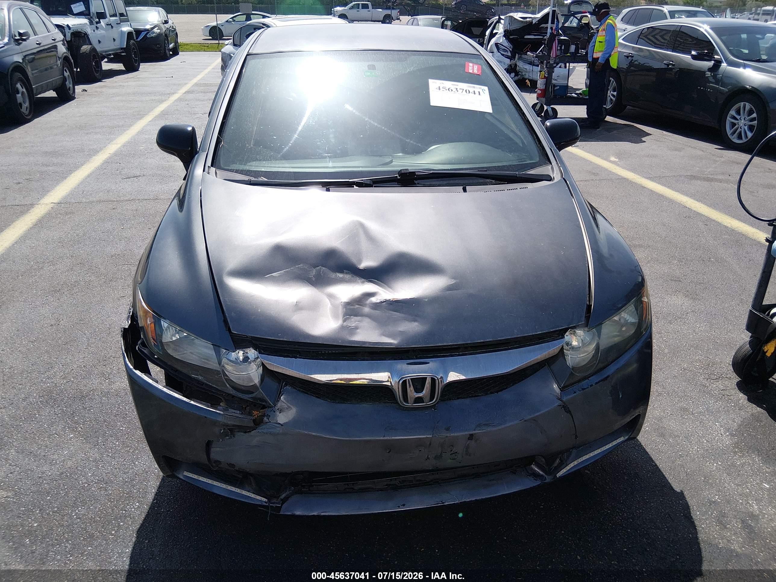 2010 Honda Civic Lx-s Gray vin: 2HGFA1F65AH315870