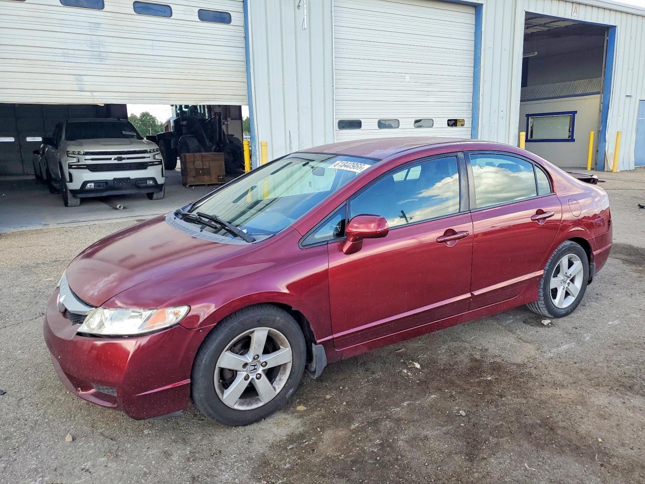 2010 Honda Civic Lx-s Maroon vin: 2HGFA1F65AH520265