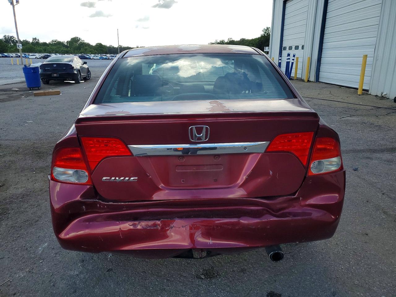 2010 Honda Civic Lx-s Maroon vin: 2HGFA1F65AH520265