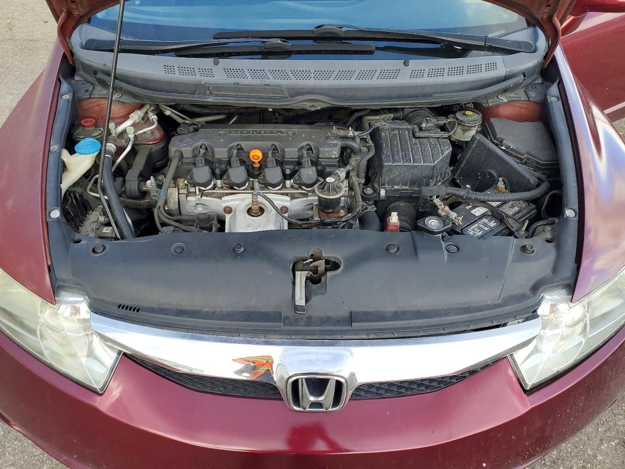 2010 Honda Civic Lx-s Maroon vin: 2HGFA1F65AH520265