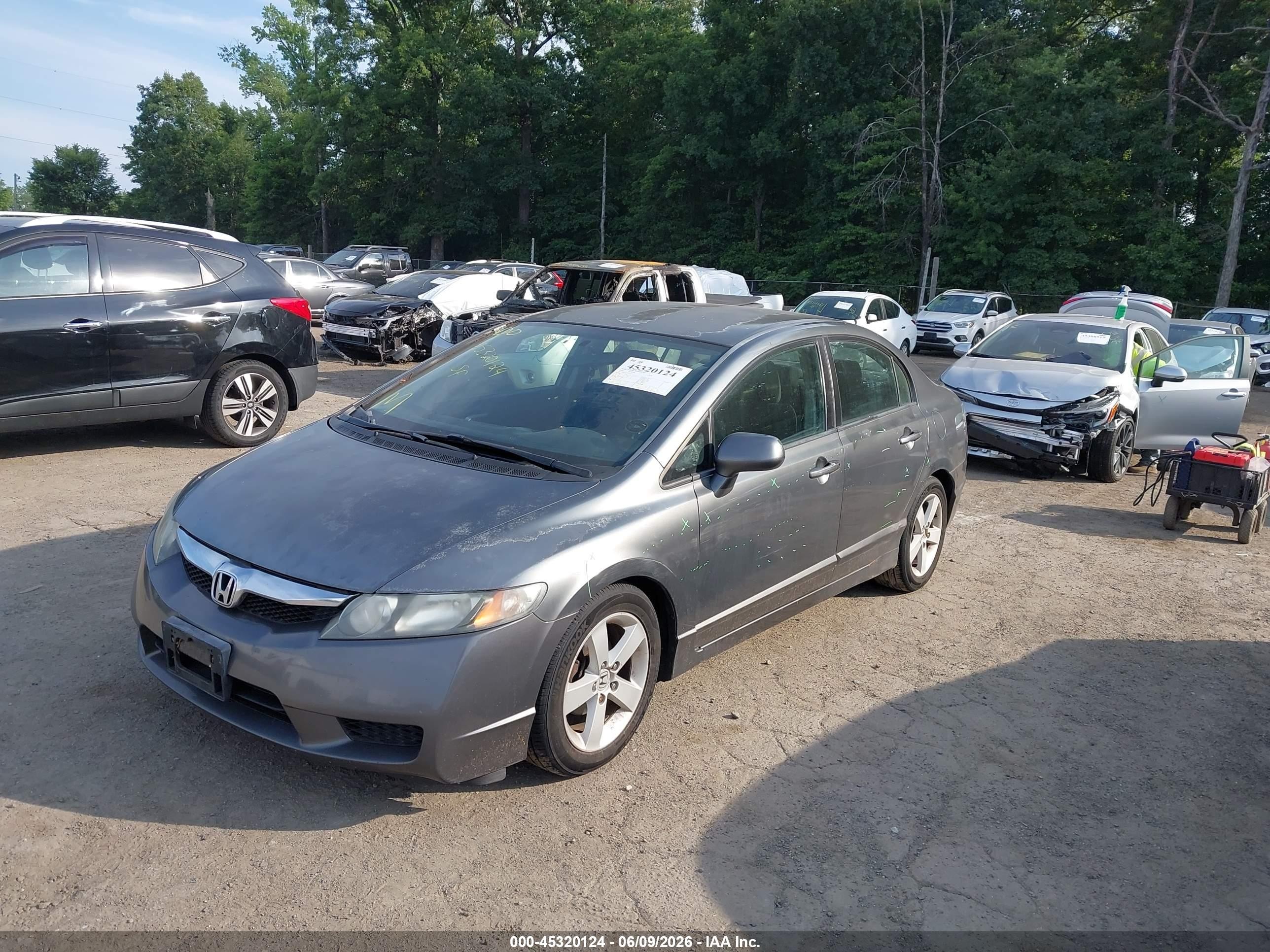 2010 Honda Civic Lx-s Gray vin: 2HGFA1F65AH521643