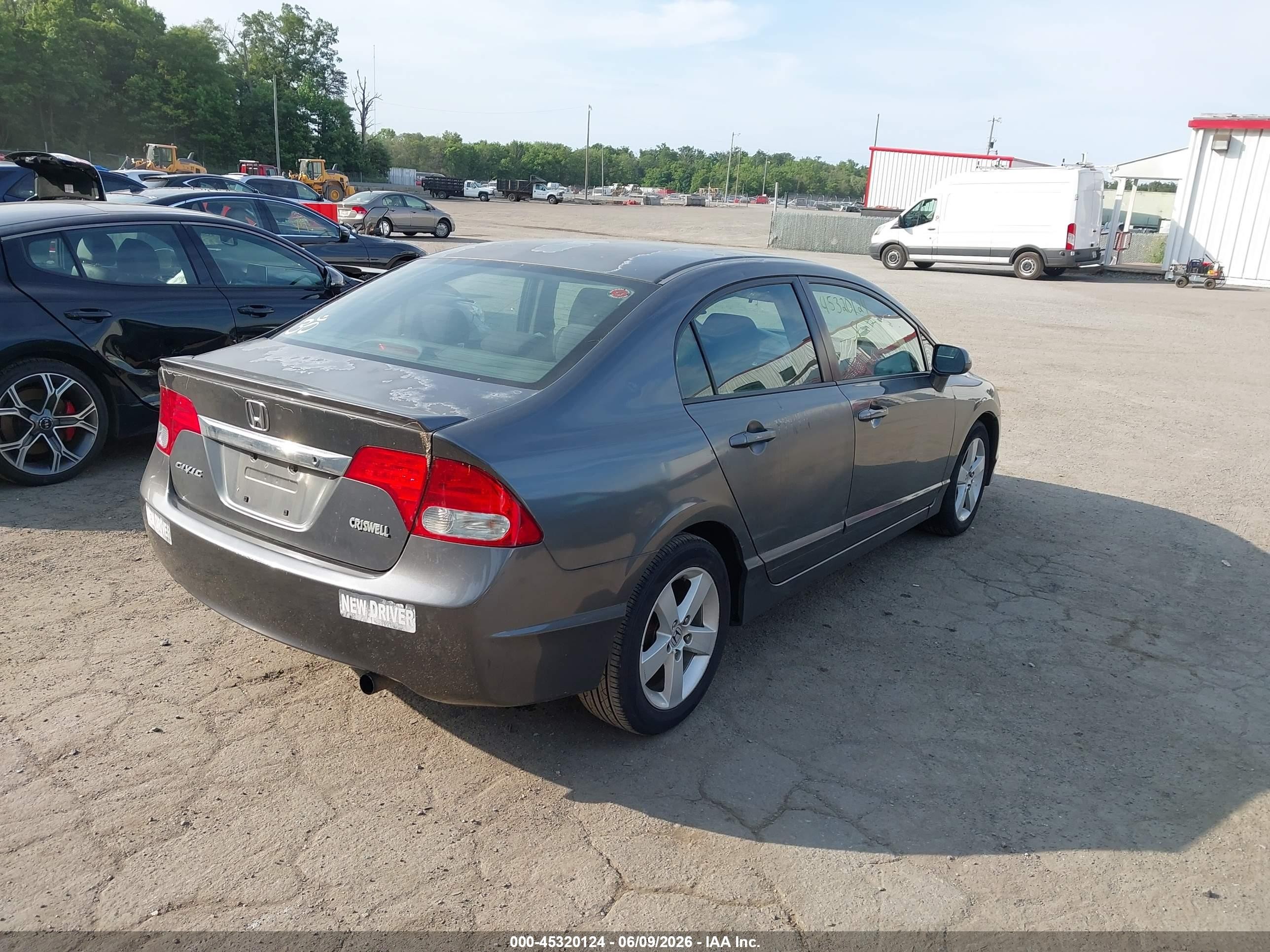 2010 Honda Civic Lx-s Gray vin: 2HGFA1F65AH521643