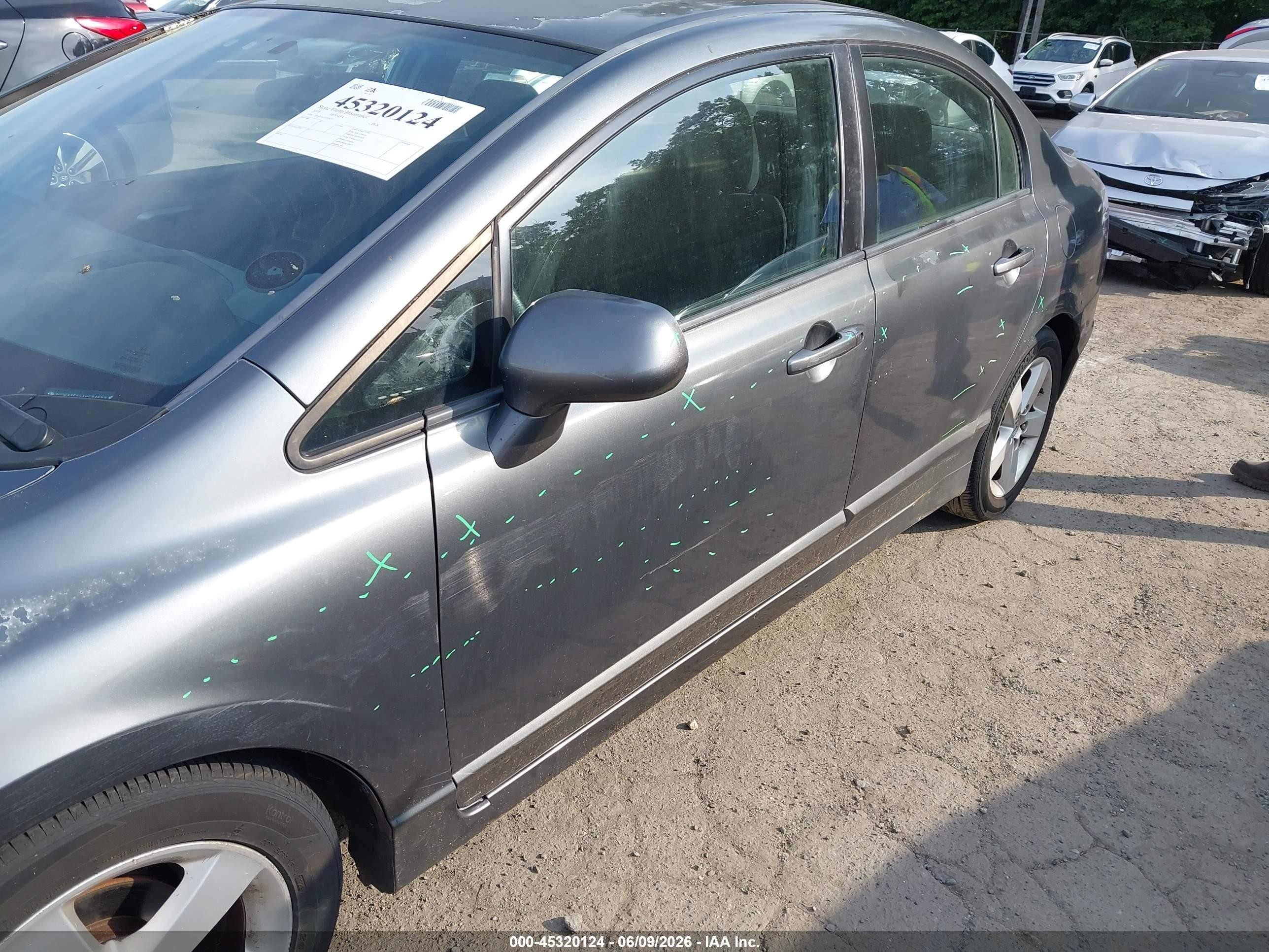 2010 Honda Civic Lx-s Gray vin: 2HGFA1F65AH521643