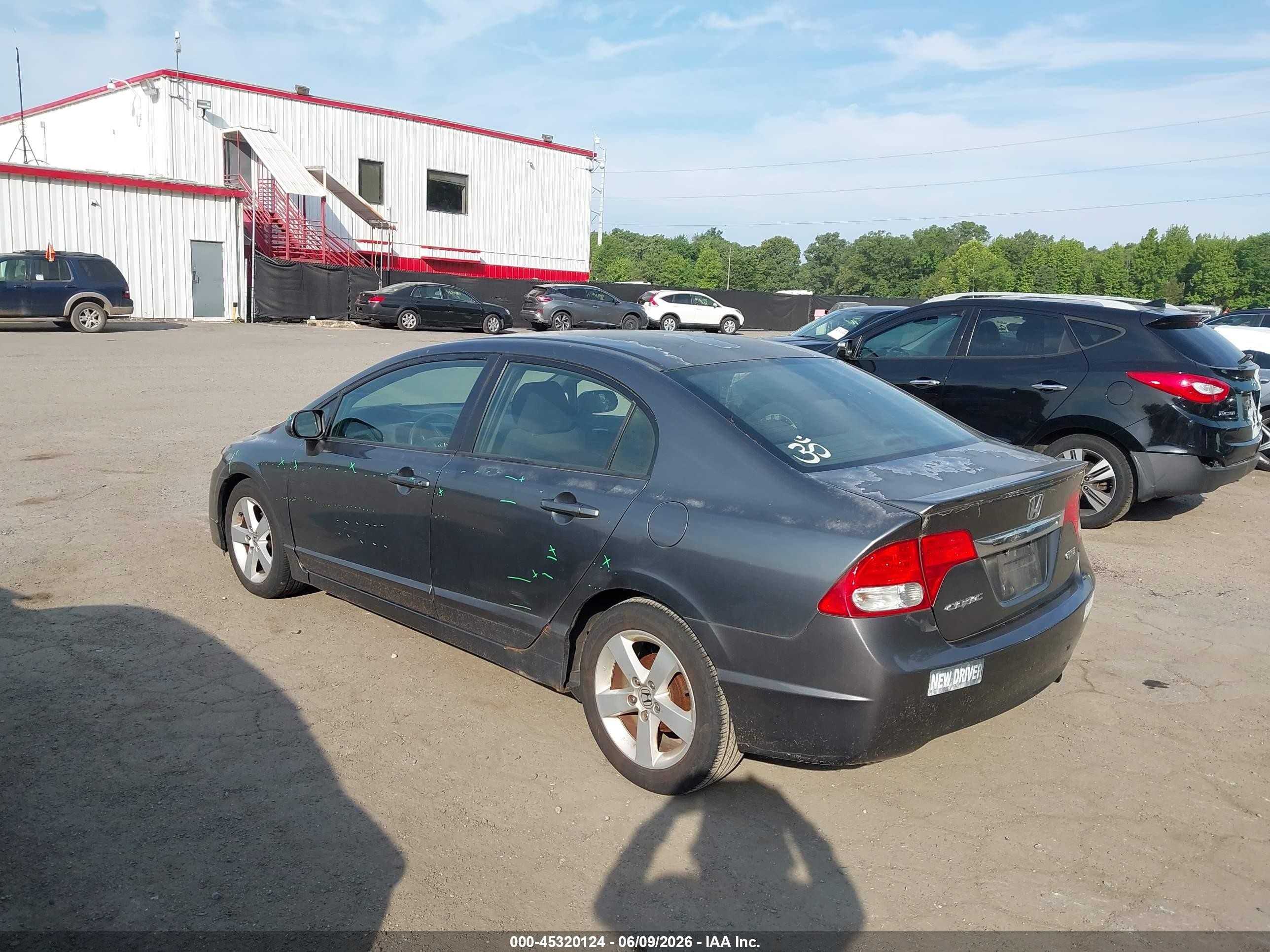 2010 Honda Civic Lx-s Gray vin: 2HGFA1F65AH521643