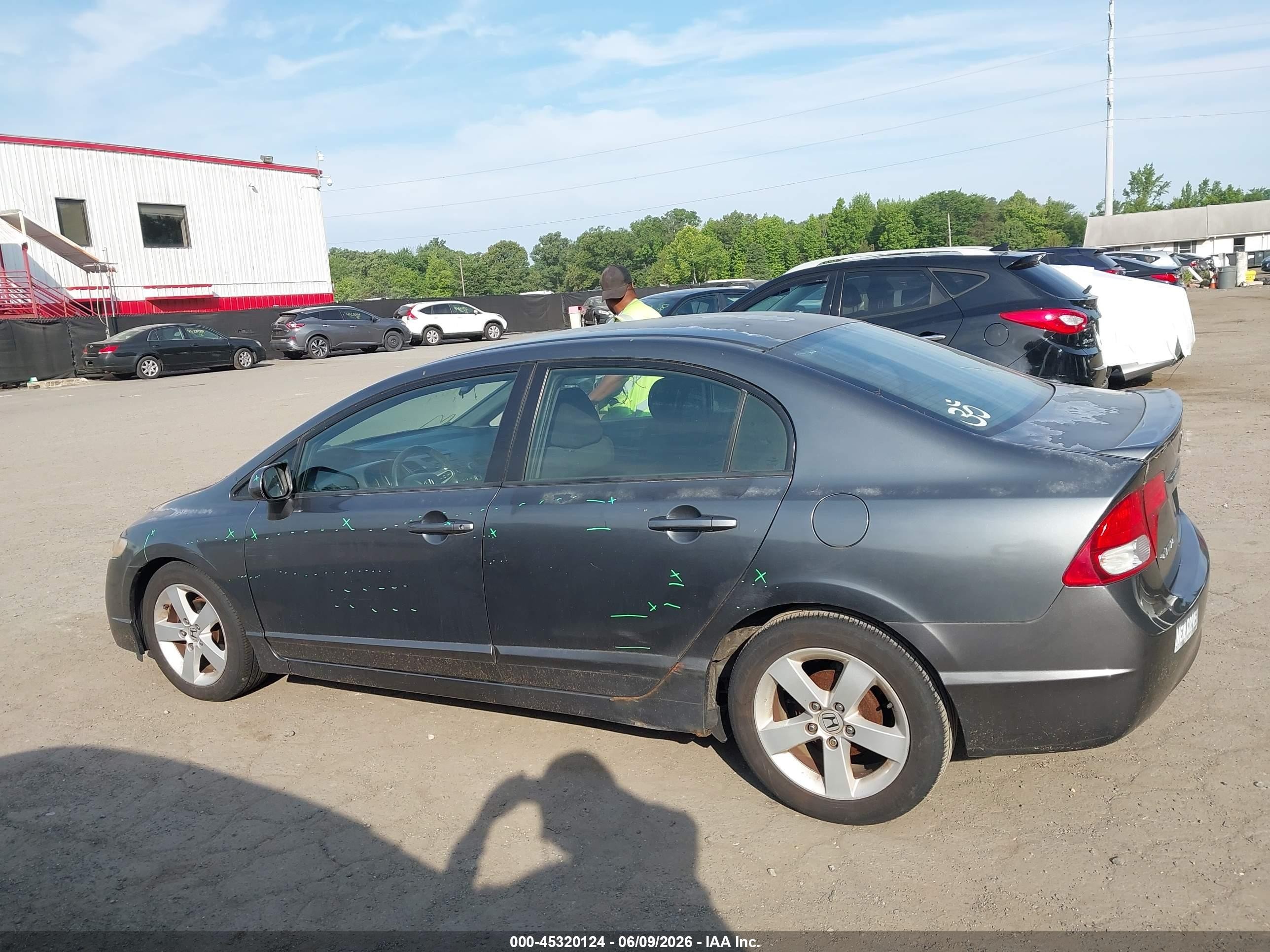2010 Honda Civic Lx-s Gray vin: 2HGFA1F65AH521643