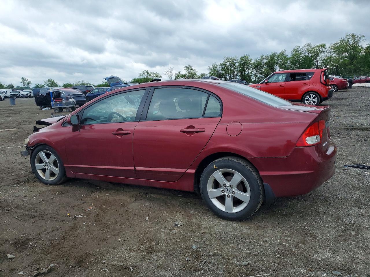 2010 Honda Civic Lx-s Red vin: 2HGFA1F65AH562225