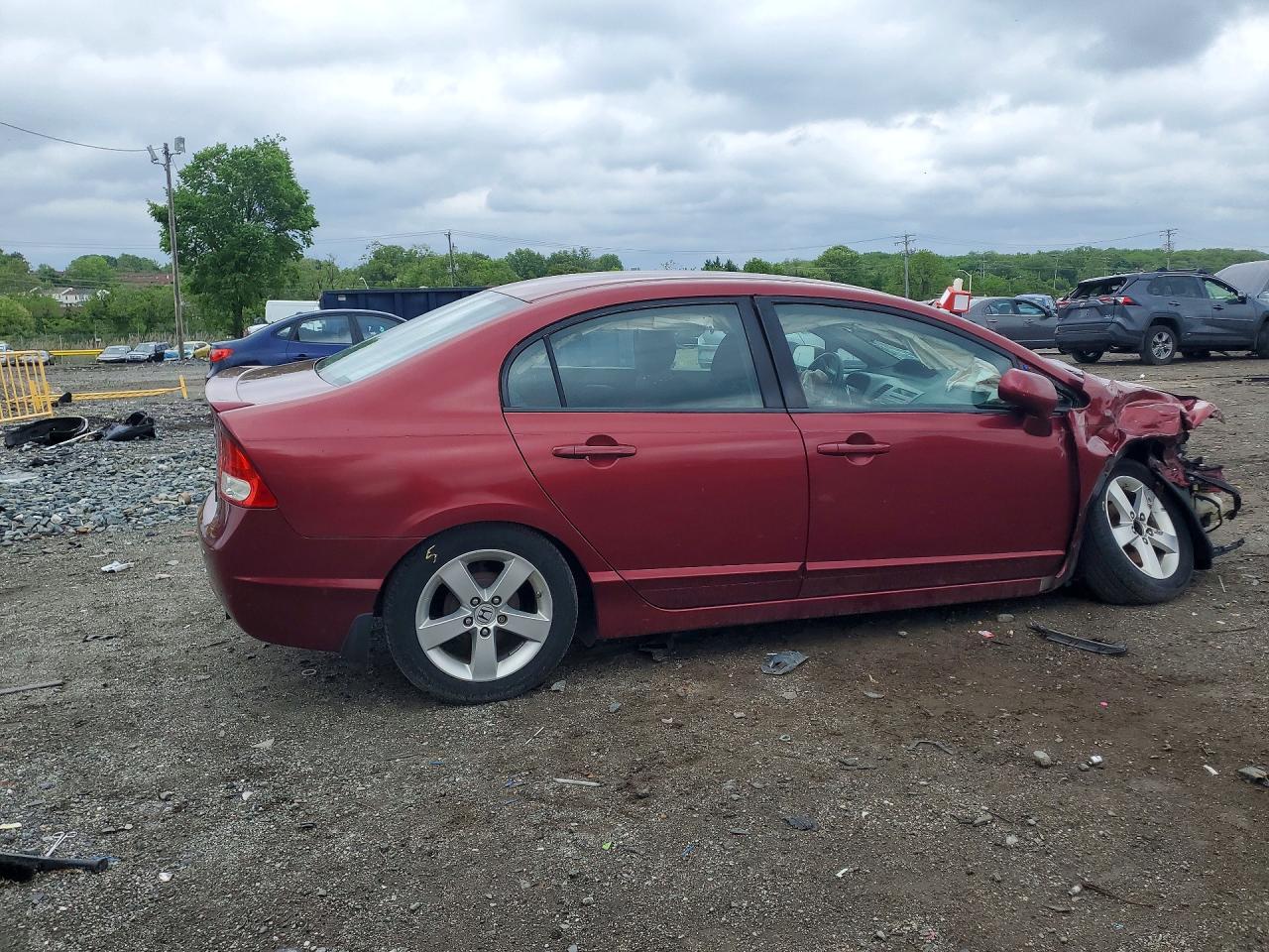 2010 Honda Civic Lx-s Red vin: 2HGFA1F65AH562225