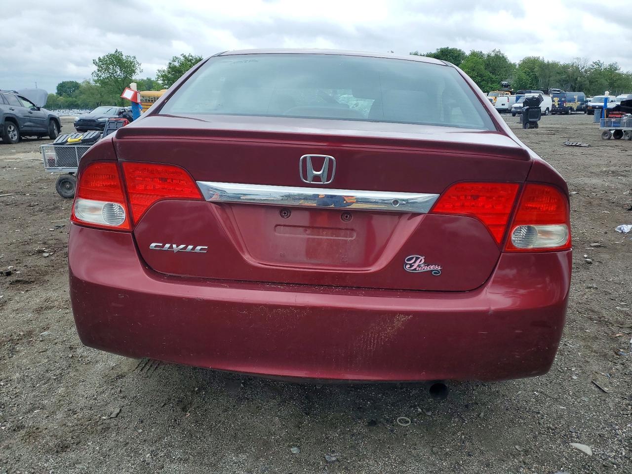 2010 Honda Civic Lx-s Red vin: 2HGFA1F65AH562225