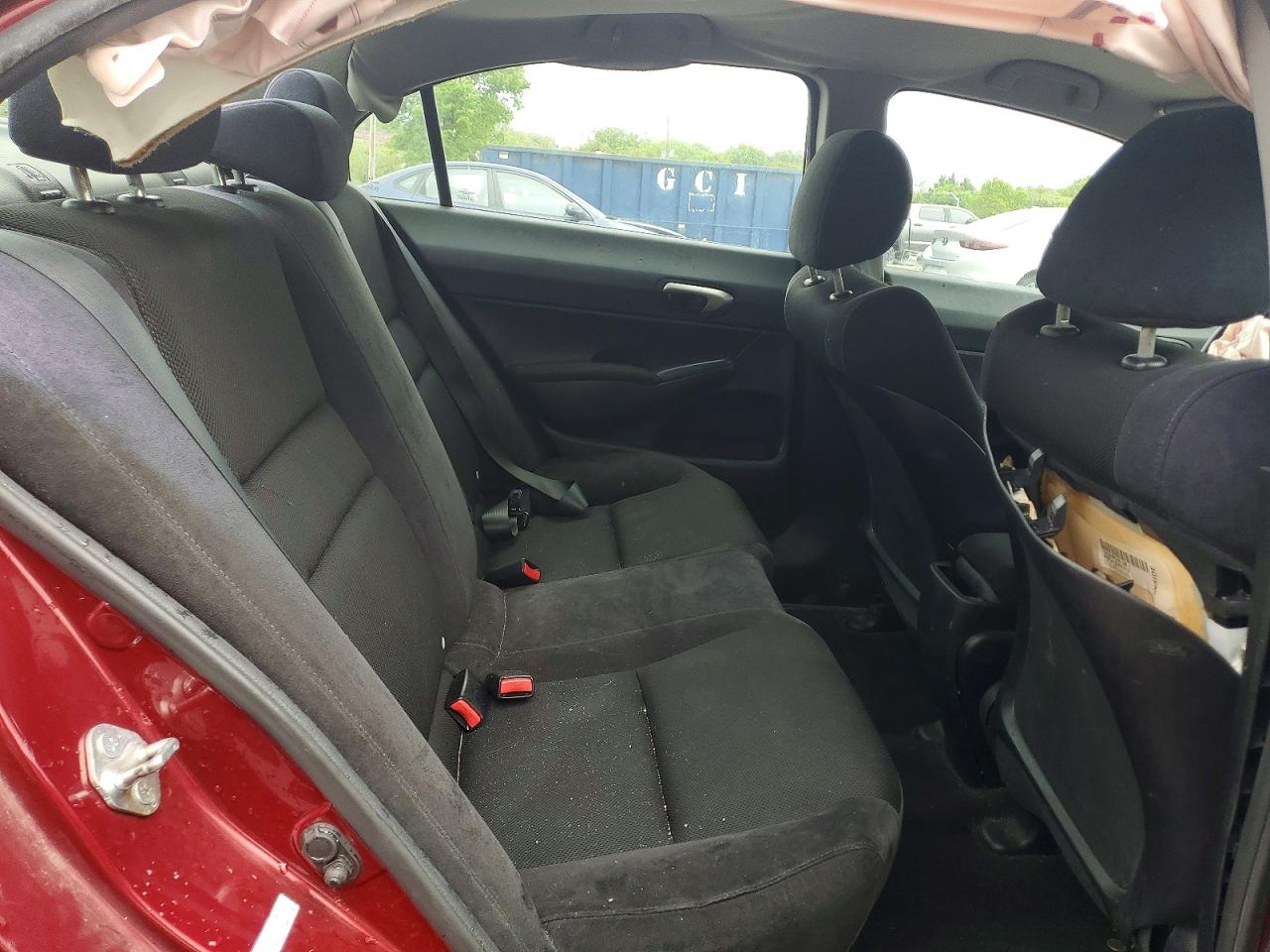 2010 Honda Civic Lx-s Red vin: 2HGFA1F65AH562225