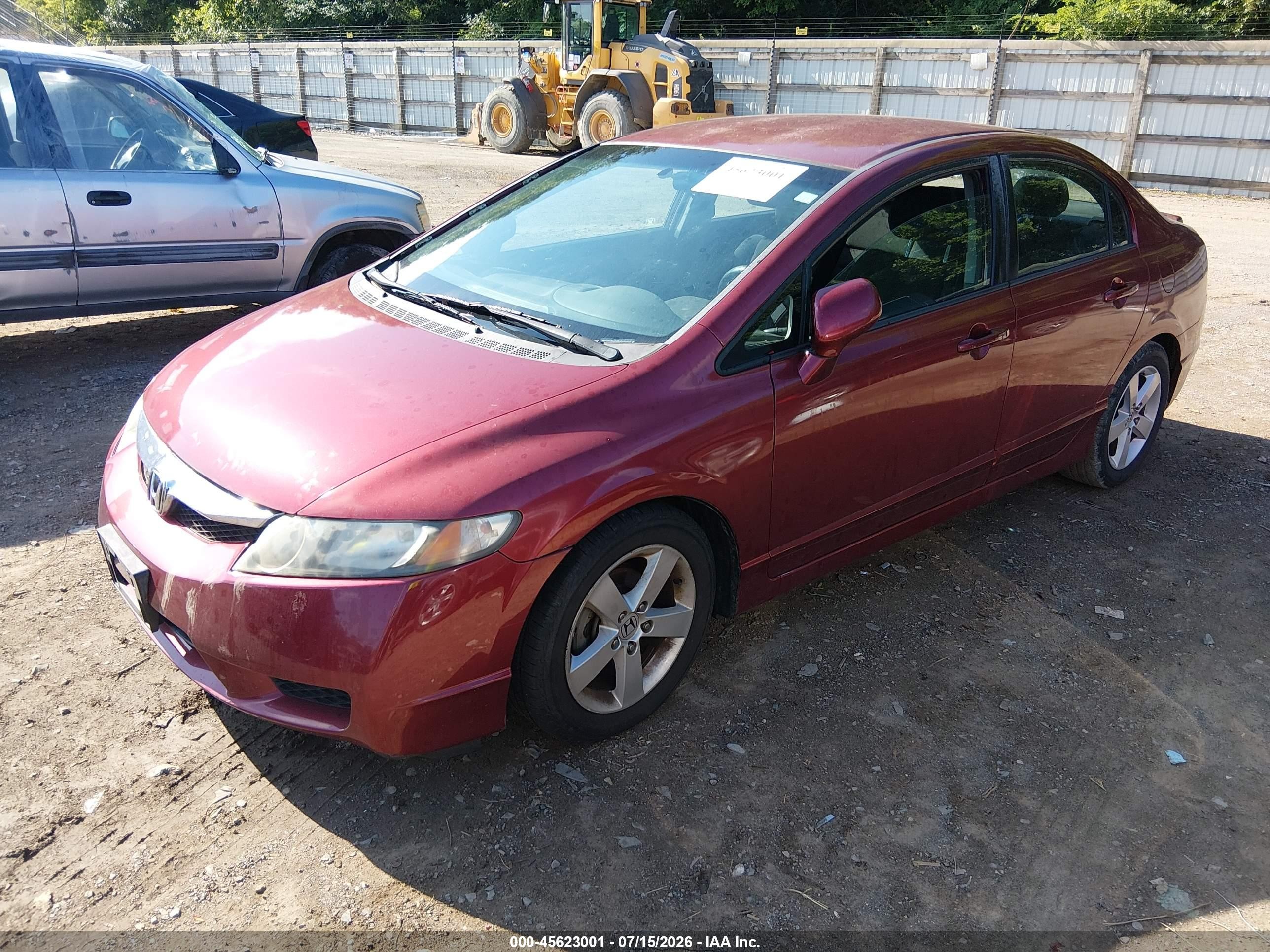 2011 Honda Civic Lx-s Maroon vin: 2HGFA1F65BH540176