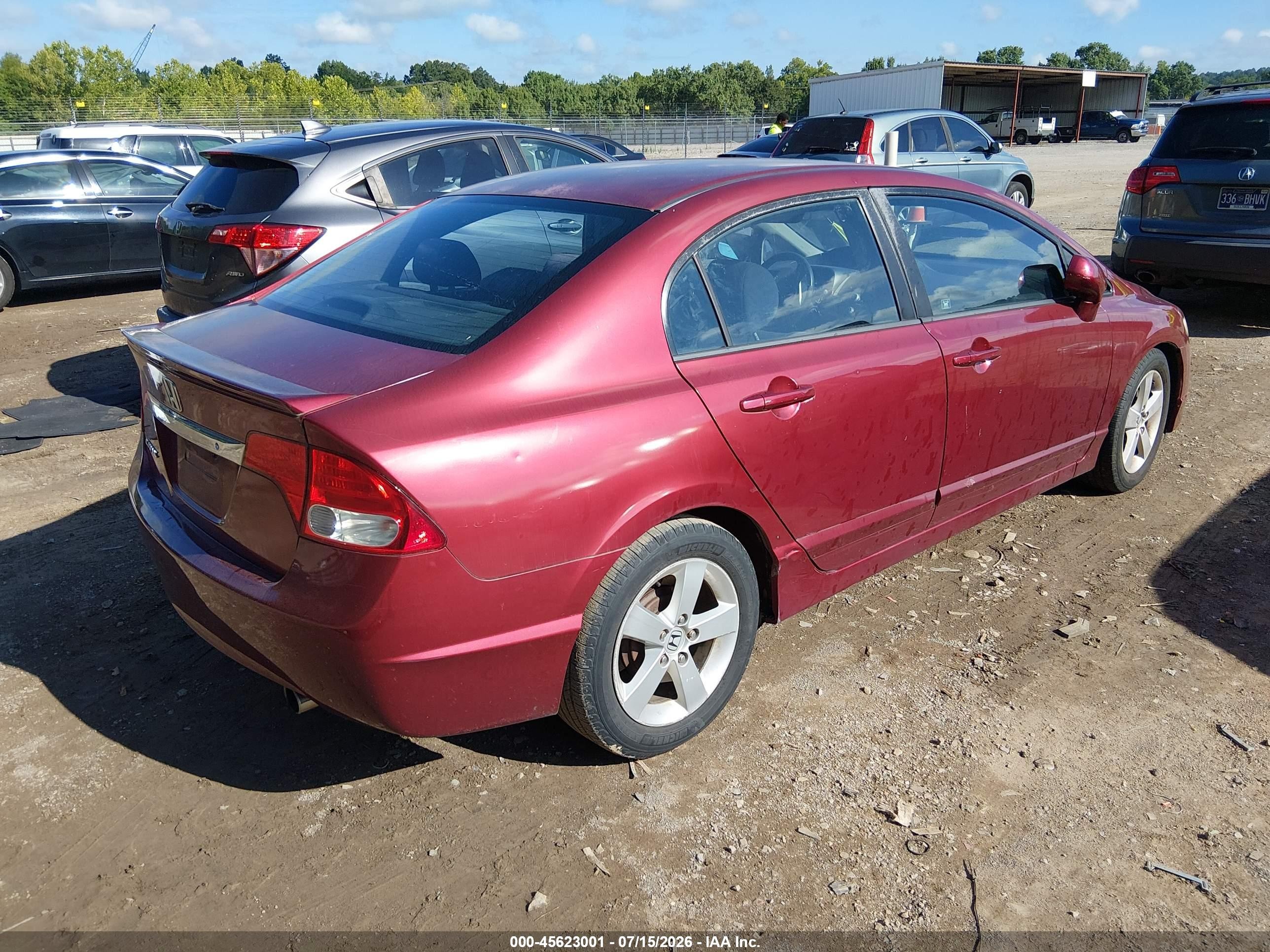 2011 Honda Civic Lx-s Maroon vin: 2HGFA1F65BH540176