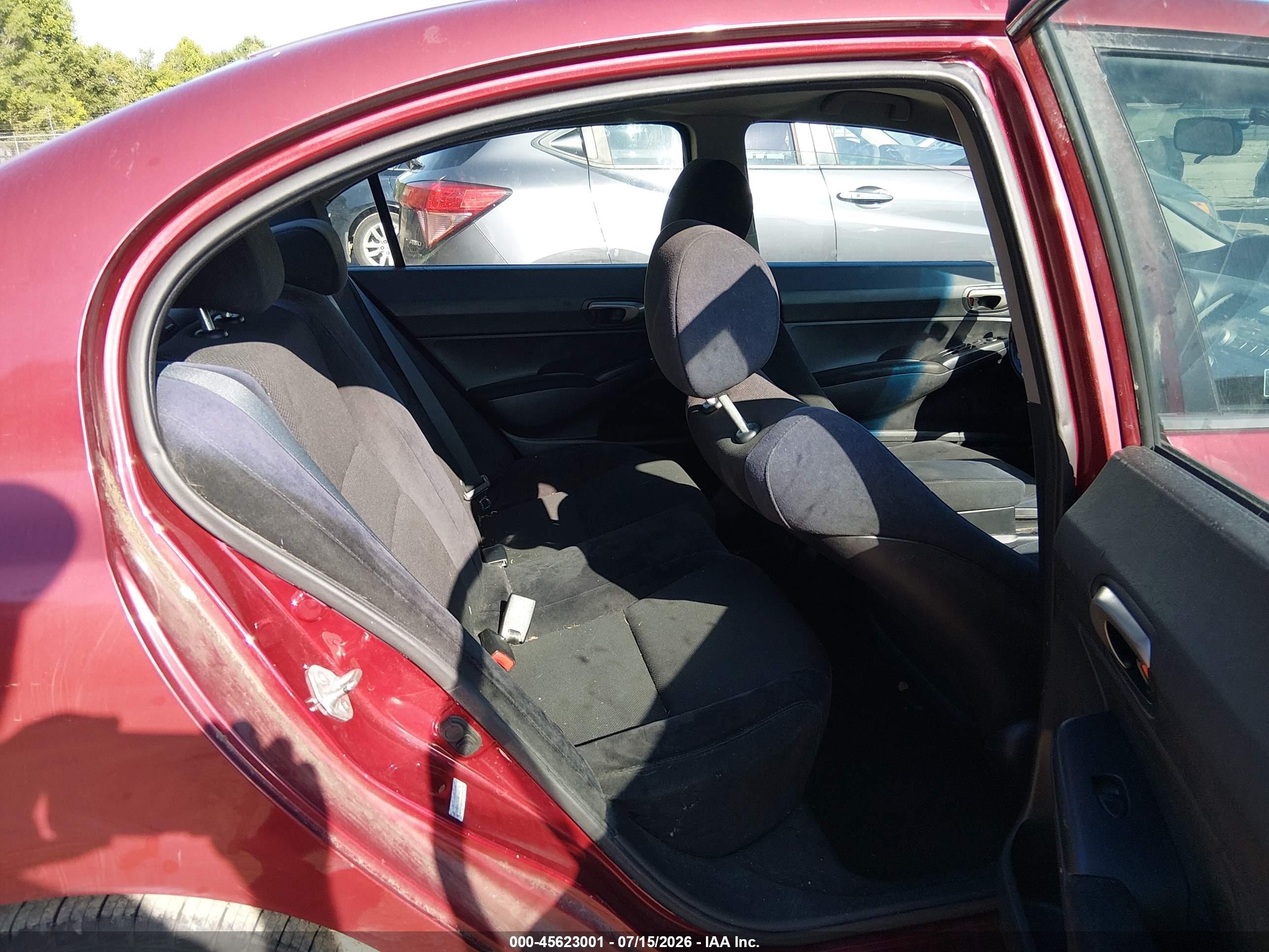 2011 Honda Civic Lx-s Maroon vin: 2HGFA1F65BH540176