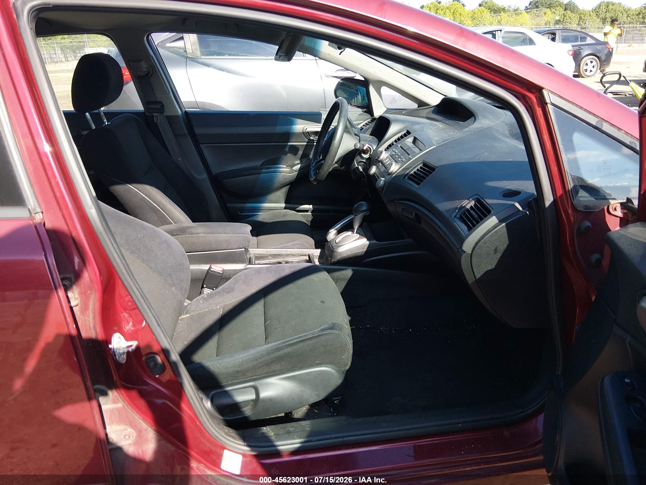 2011 Honda Civic Lx-s Maroon vin: 2HGFA1F65BH540176