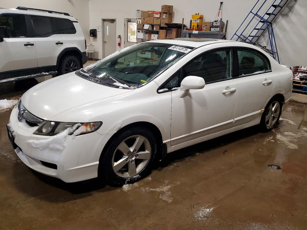 2010 Honda Civic Lx-s White vin: 2HGFA1F66AH019367