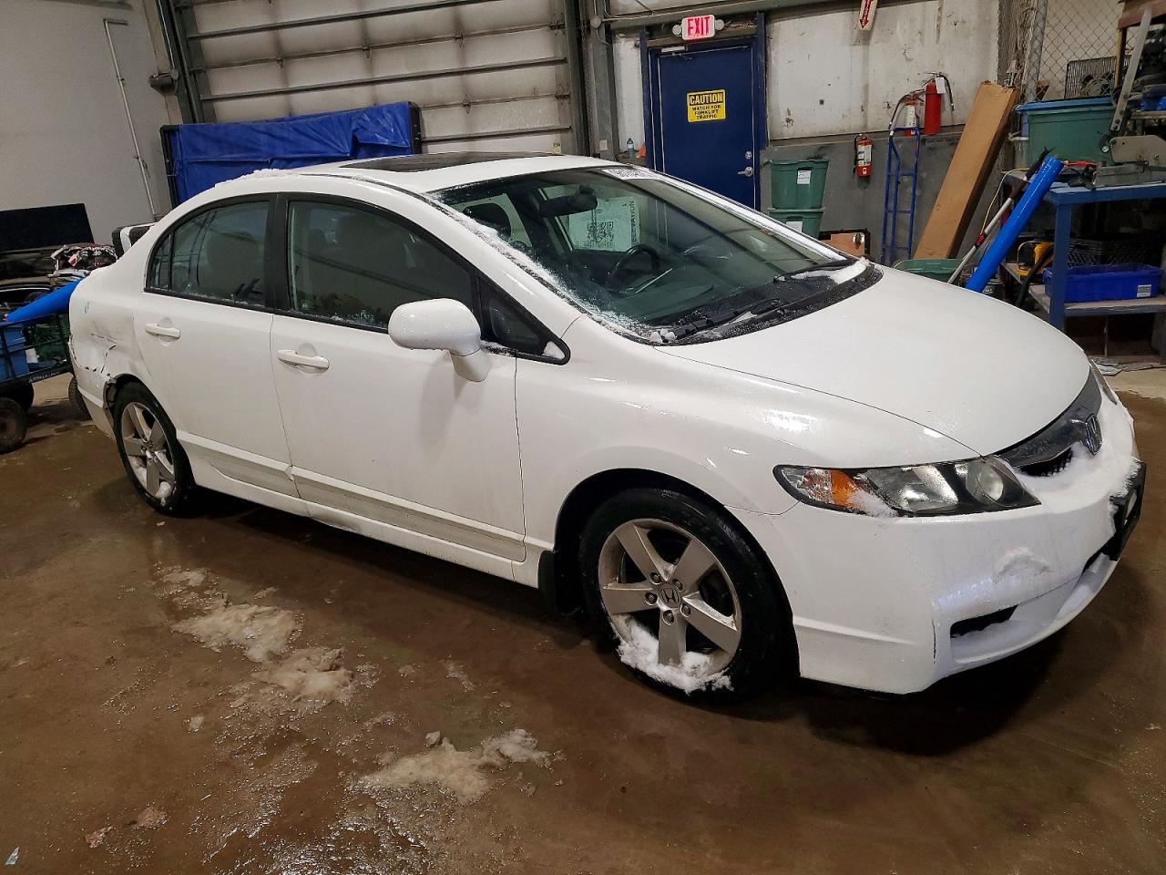 2010 Honda Civic Lx-s White vin: 2HGFA1F66AH019367