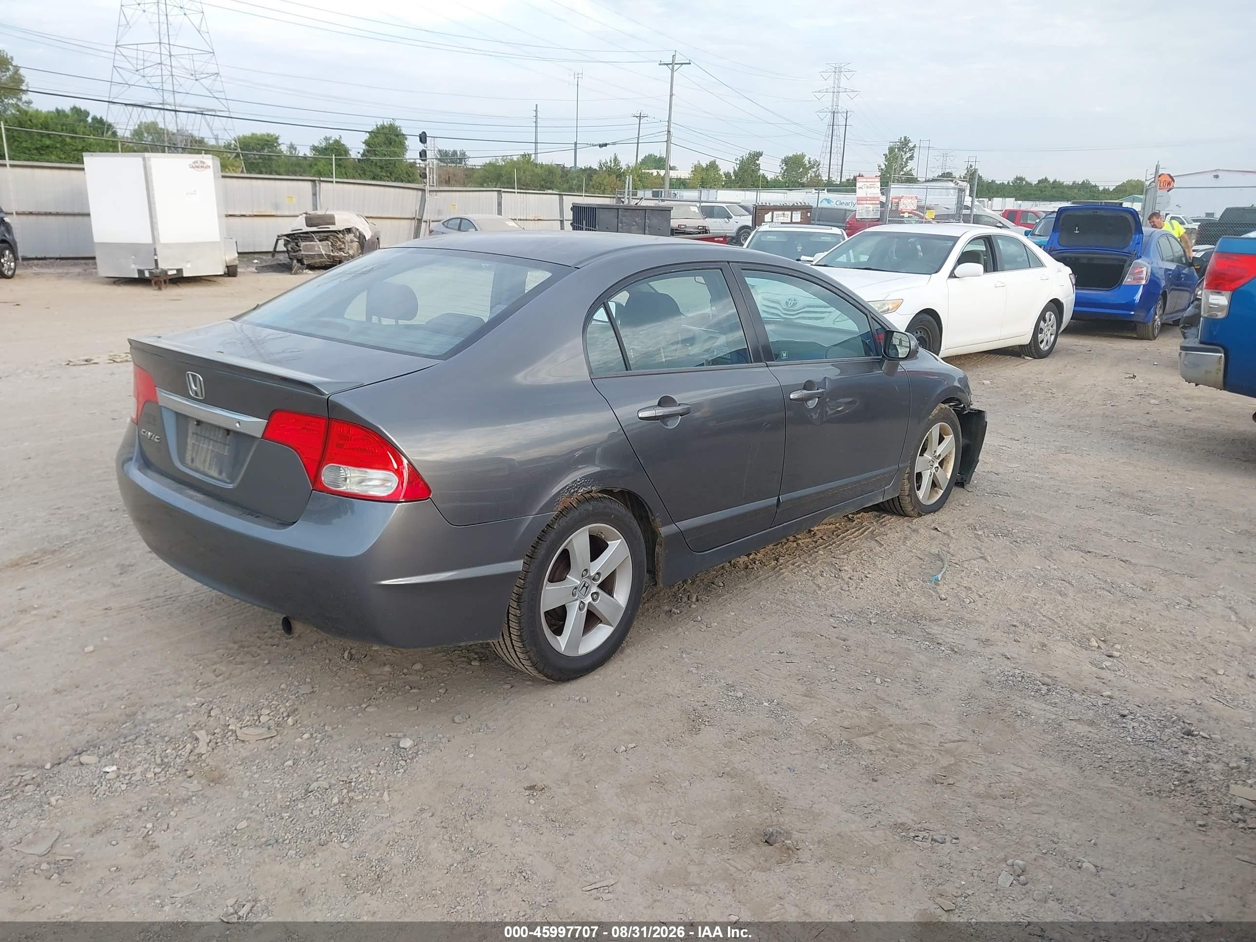 2010 Honda Civic Lx-s Gray vin: 2HGFA1F66AH316039