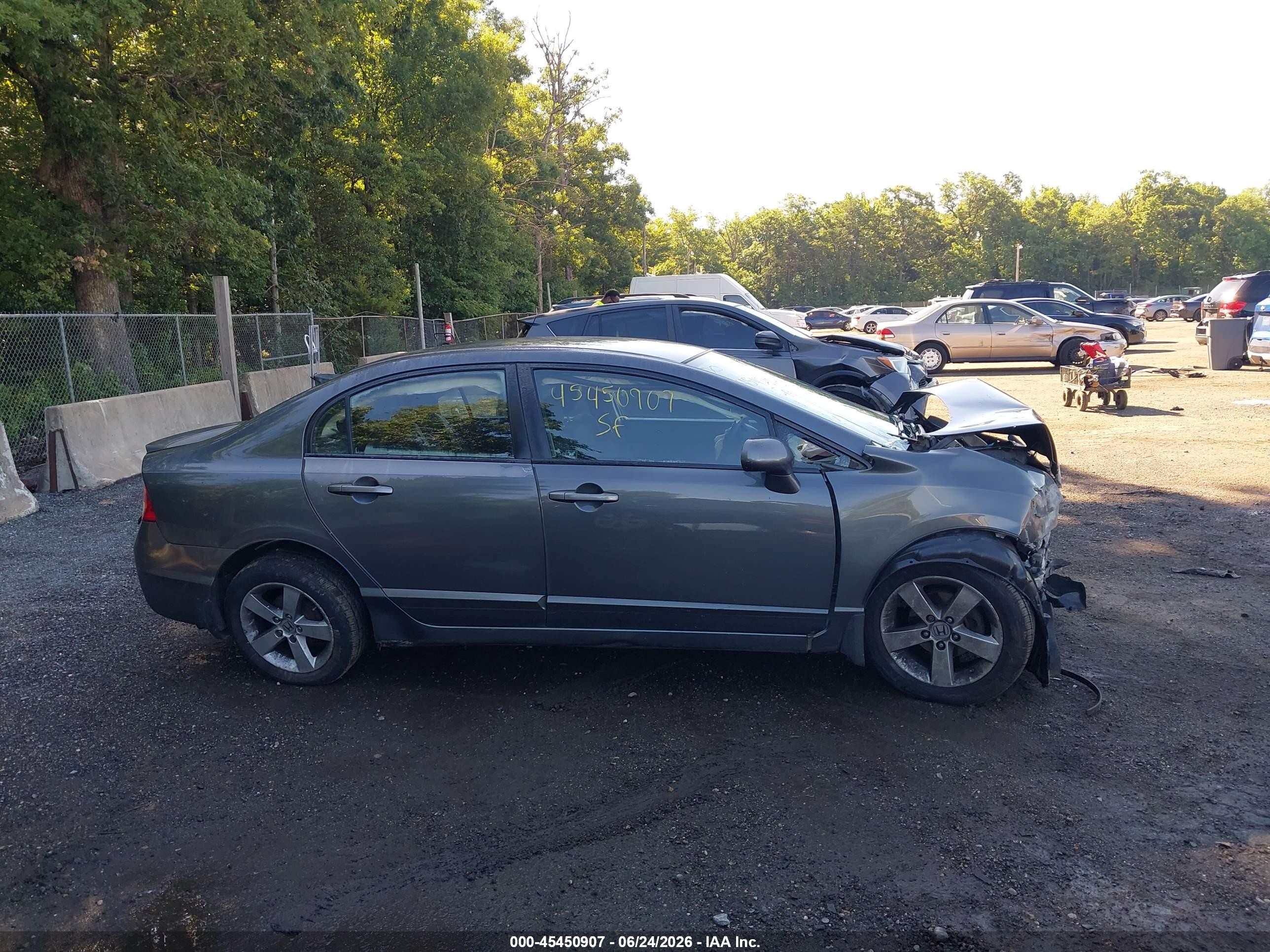 2010 Honda Civic Lx-s Gray vin: 2HGFA1F66AH507069