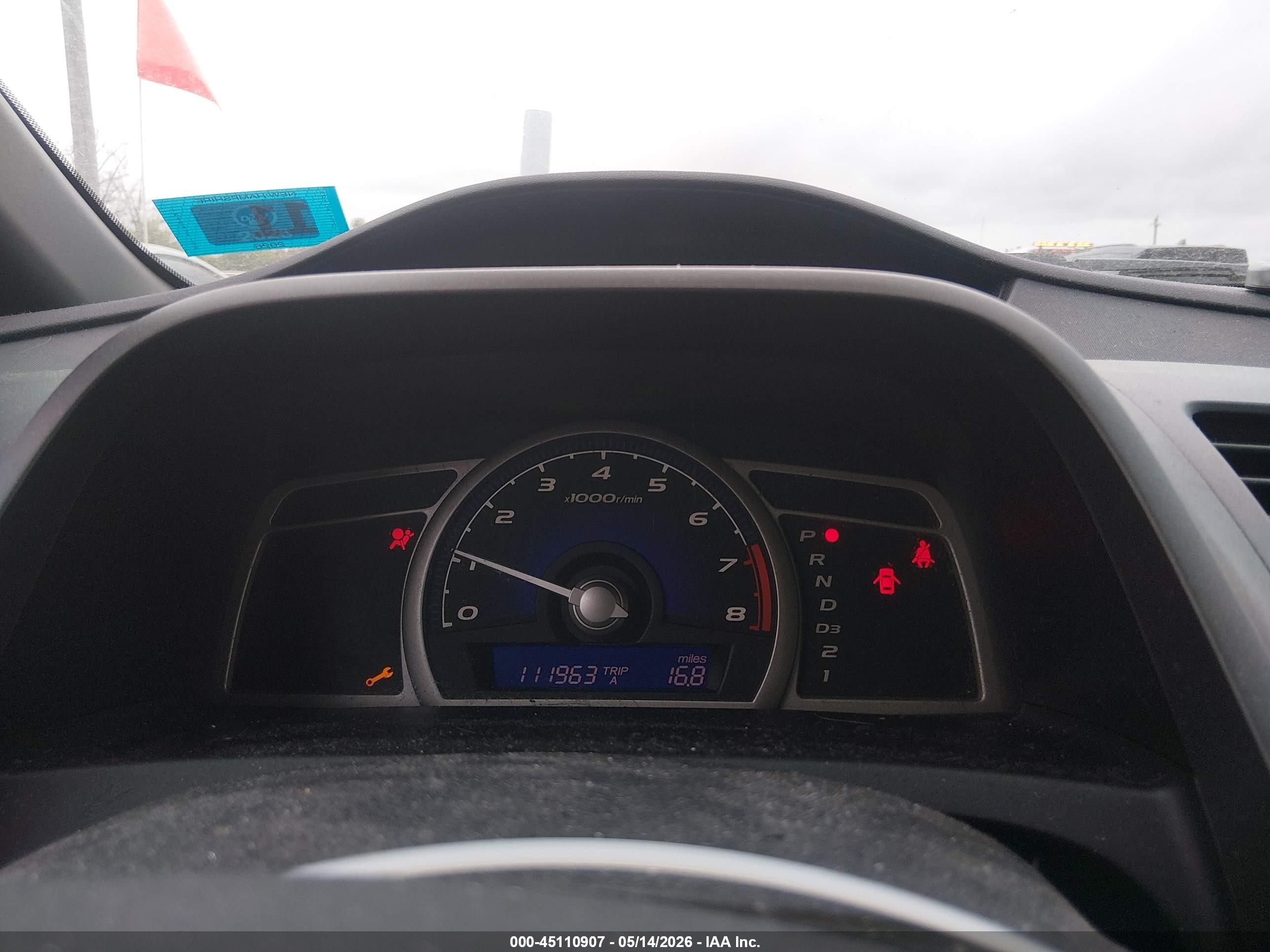 2010 Honda Civic Lx-s Red vin: 2HGFA1F66AH524096